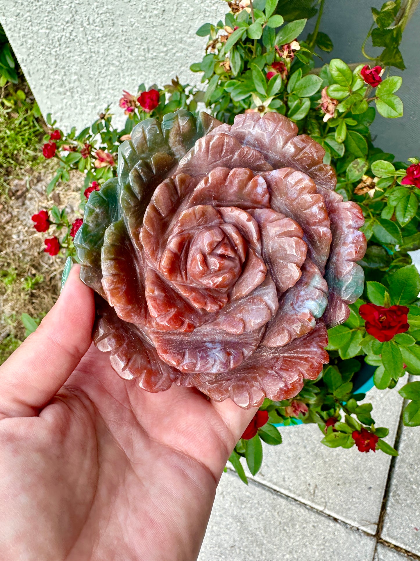 Ocean Jasper - Large Flower