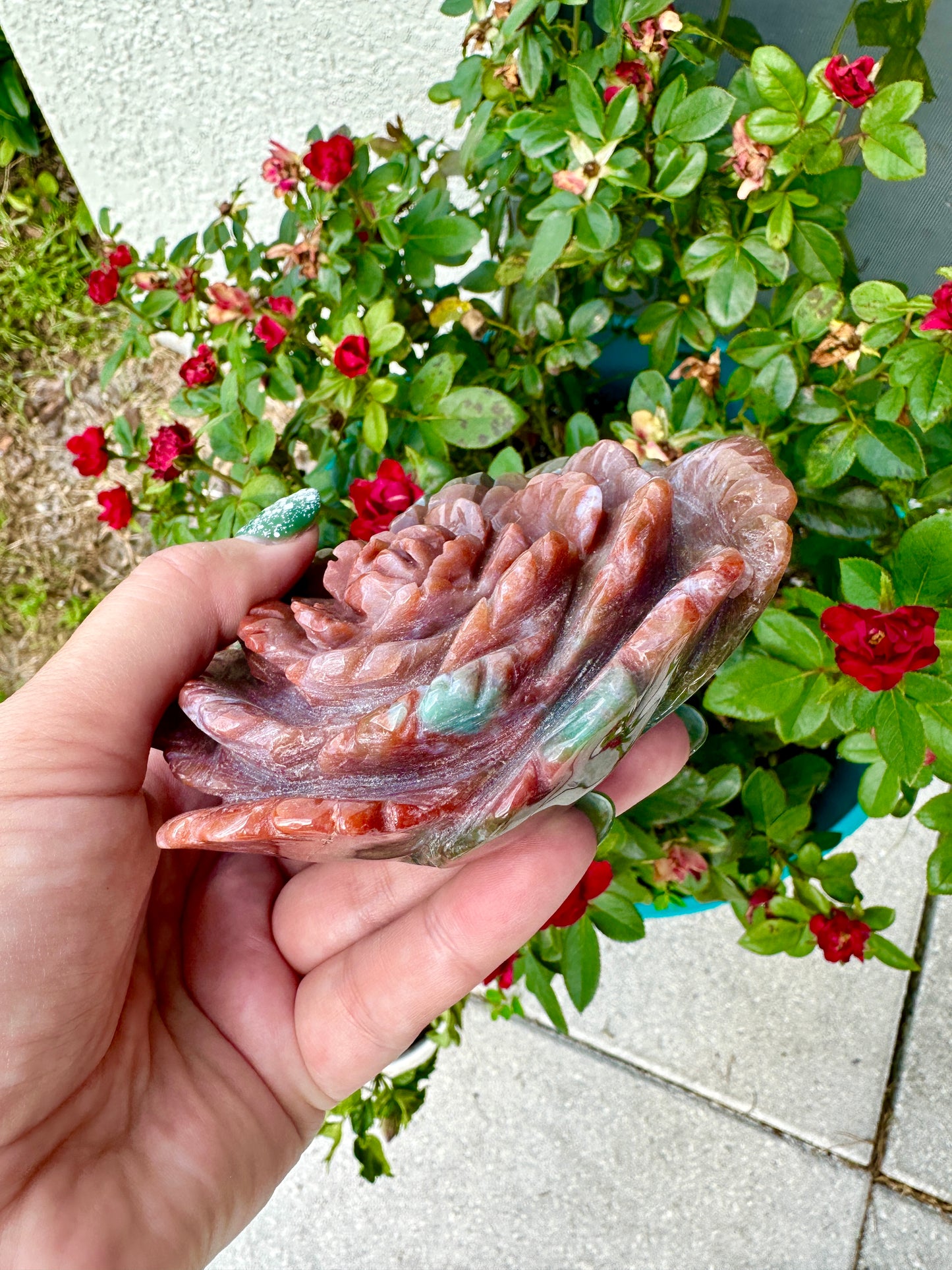 Ocean Jasper - Large Flower