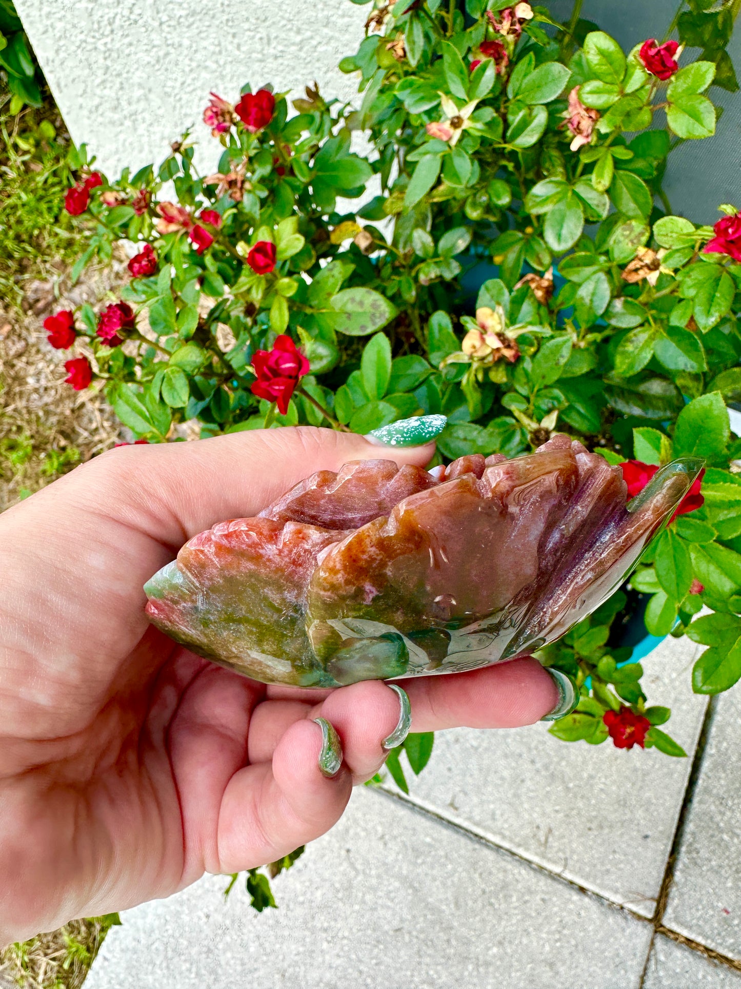 Ocean Jasper - Large Flower