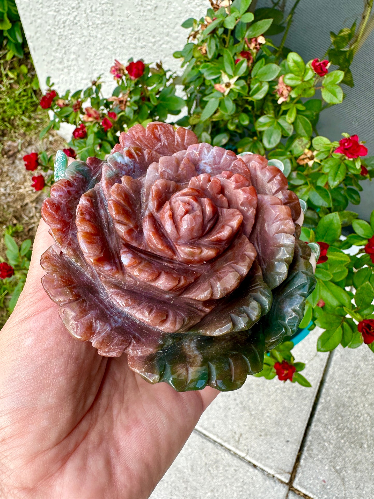 Ocean Jasper - Large Flower
