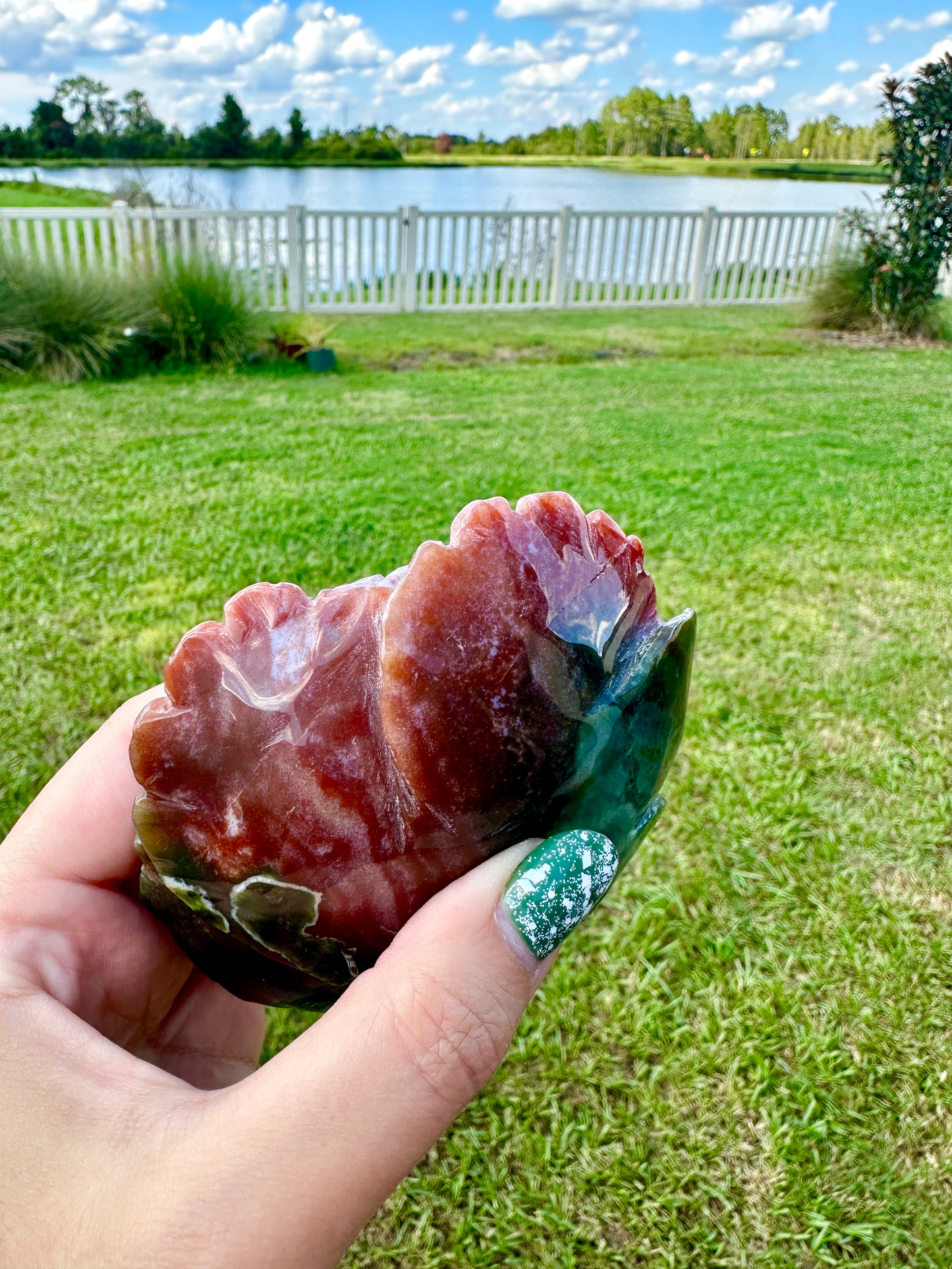Ocean Jasper - Large Flower