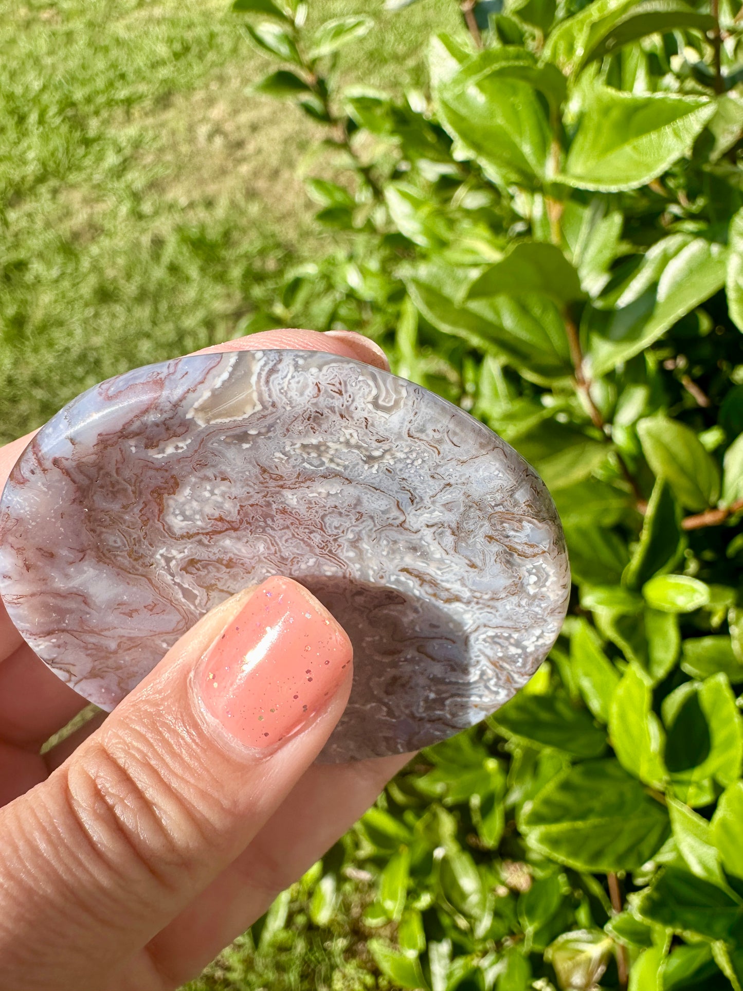 Stunning Ocean Jasper Bowl - Unique Decorative Piece for Home or Office, Enhance Your Space with Natural Earthy Tones