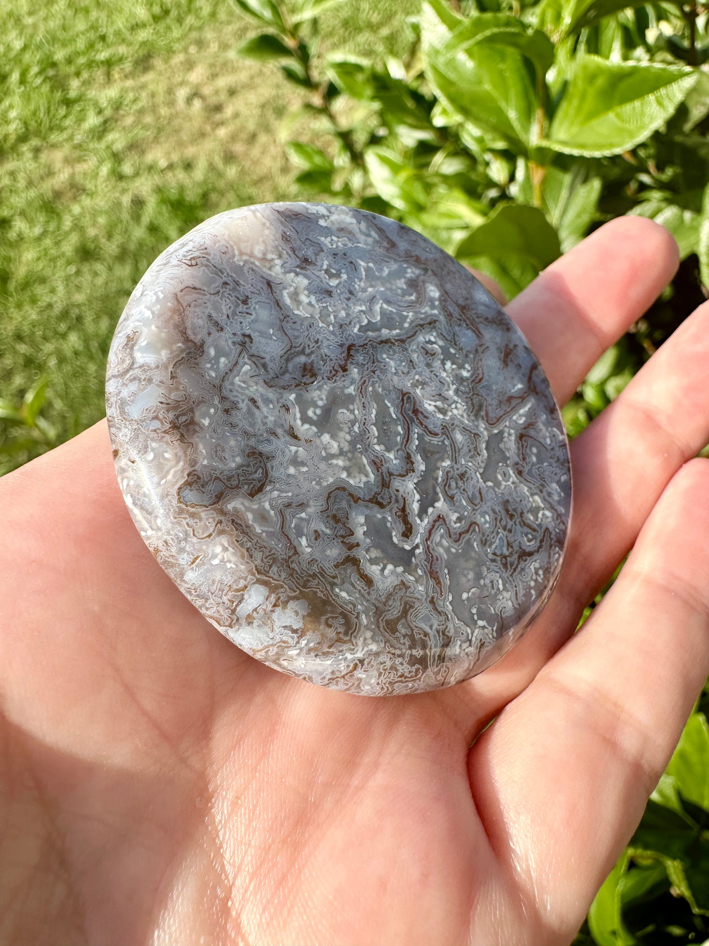 Stunning Ocean Jasper Bowl - Unique Decorative Piece for Home or Office, Enhance Your Space with Natural Earthy Tones