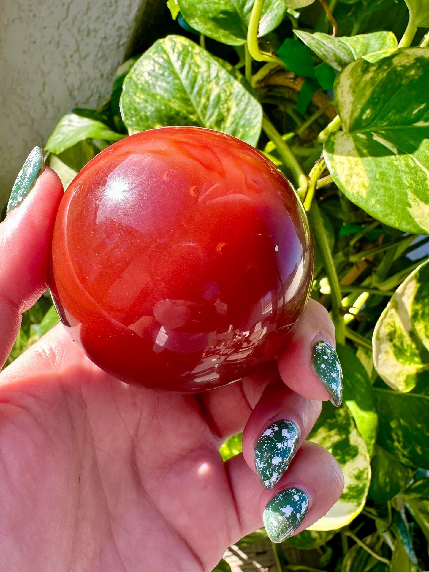 Beautiful Carnelian- Sphere 62mm