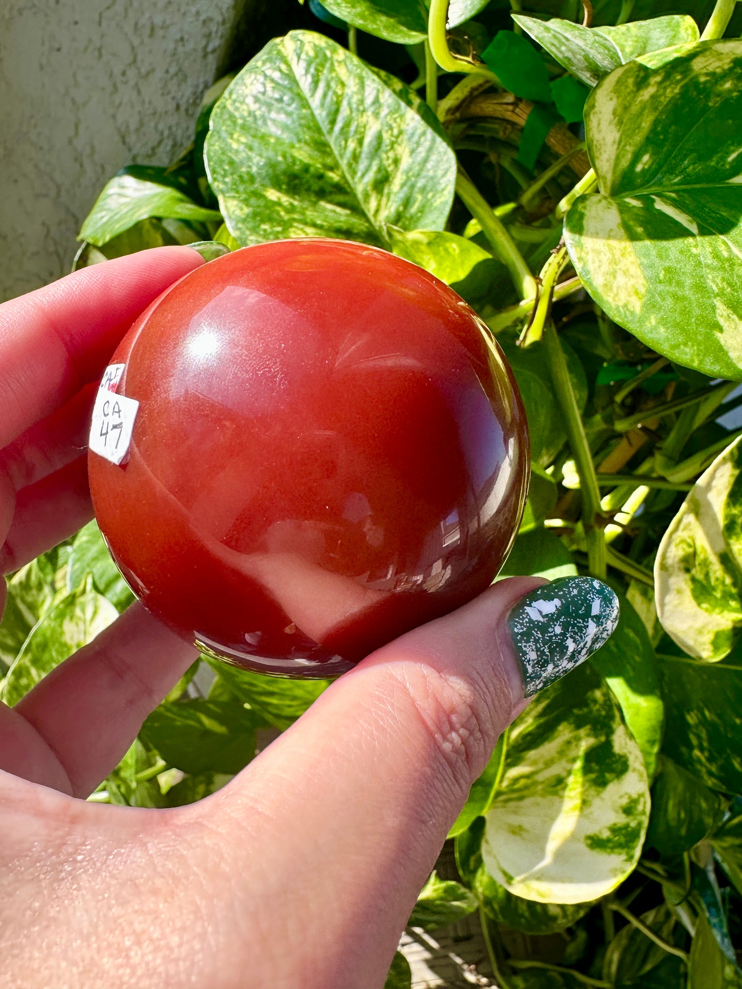 Beautiful Carnelian- Sphere 62mm