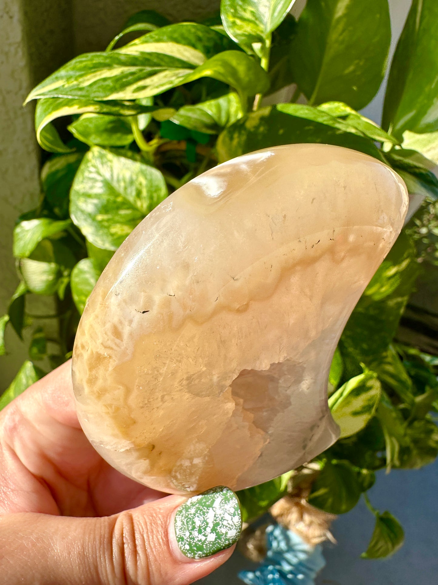 Agate - Druzy Moon