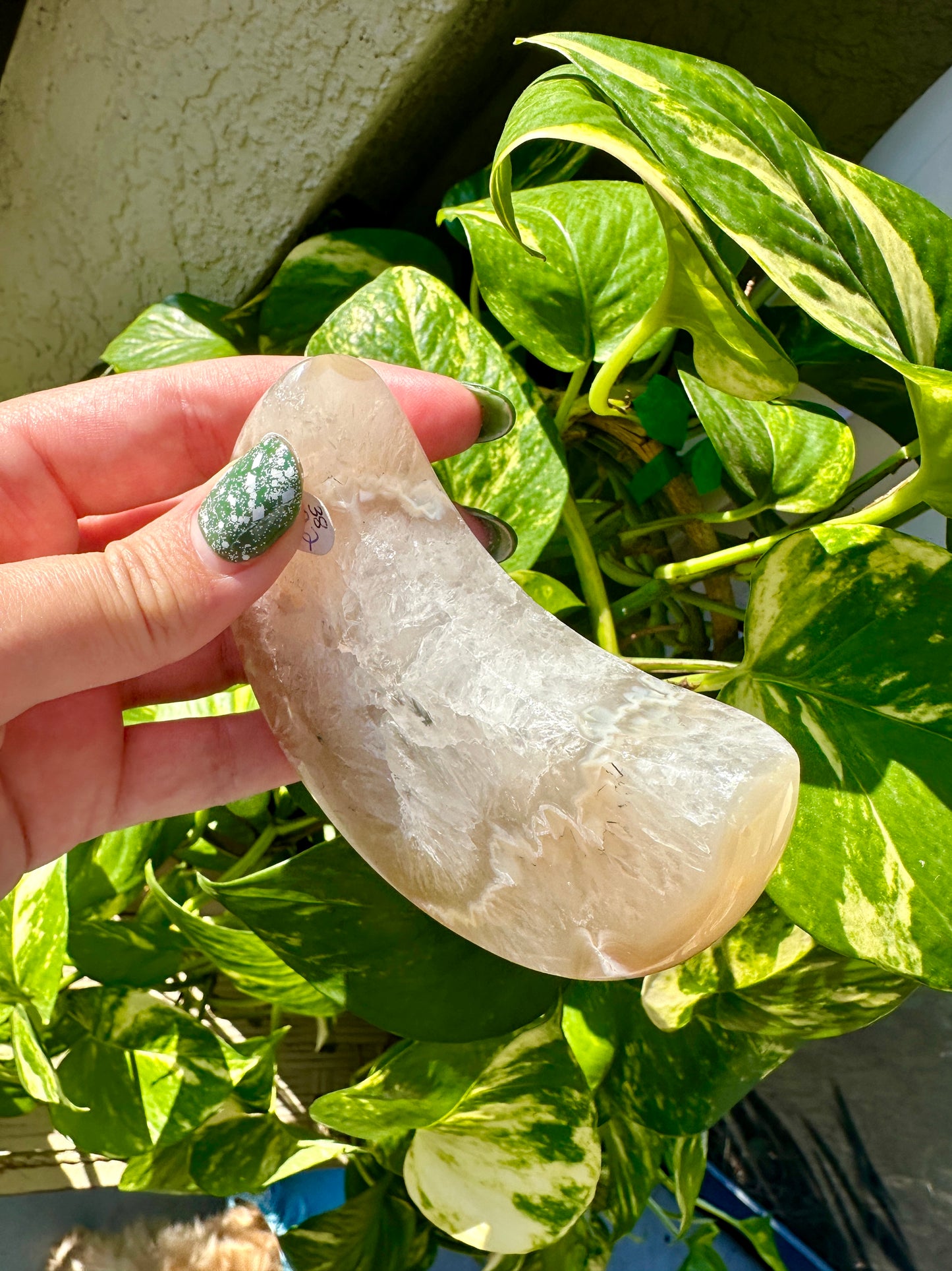 Agate - Druzy Moon