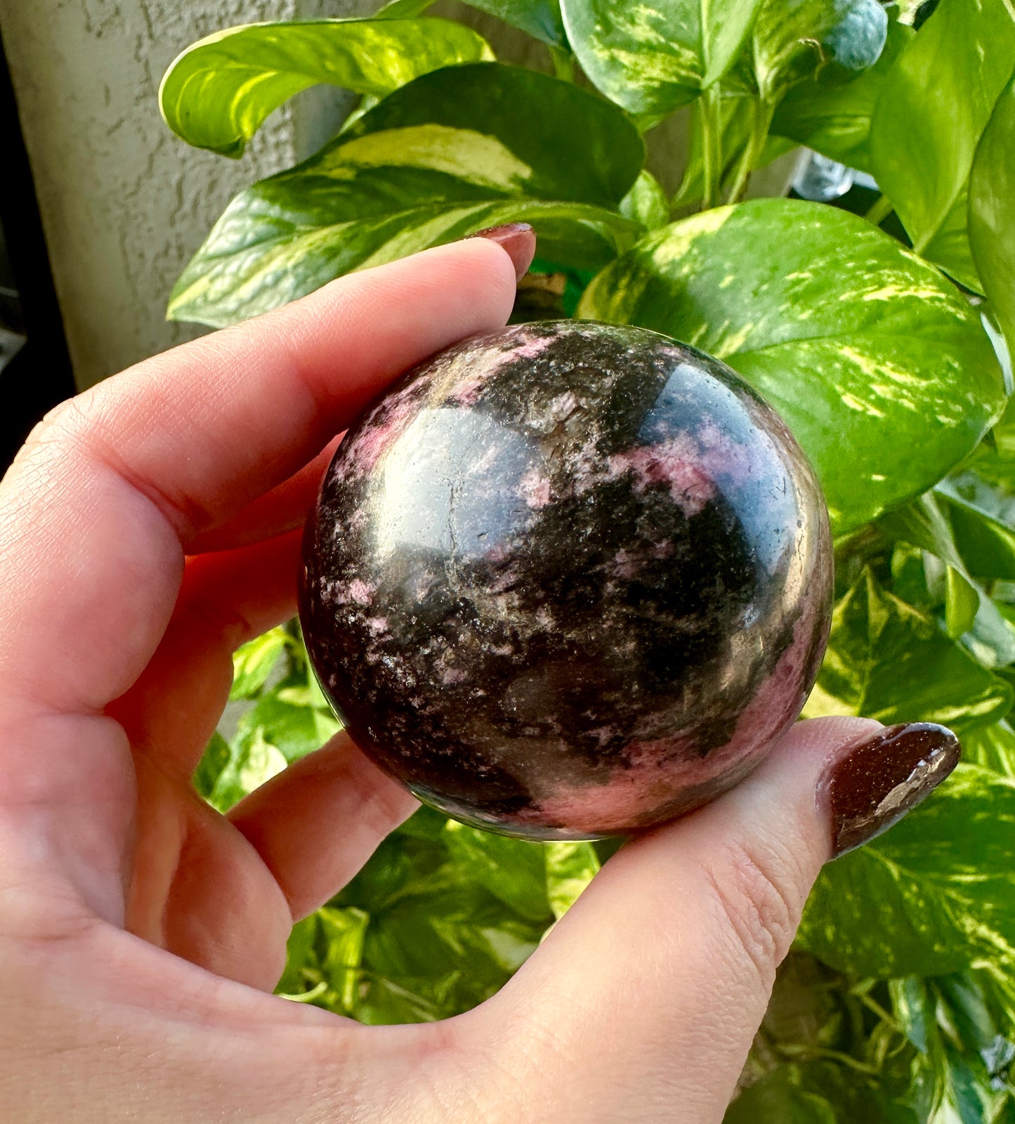 Rhodonite - Sphere 55.7mm