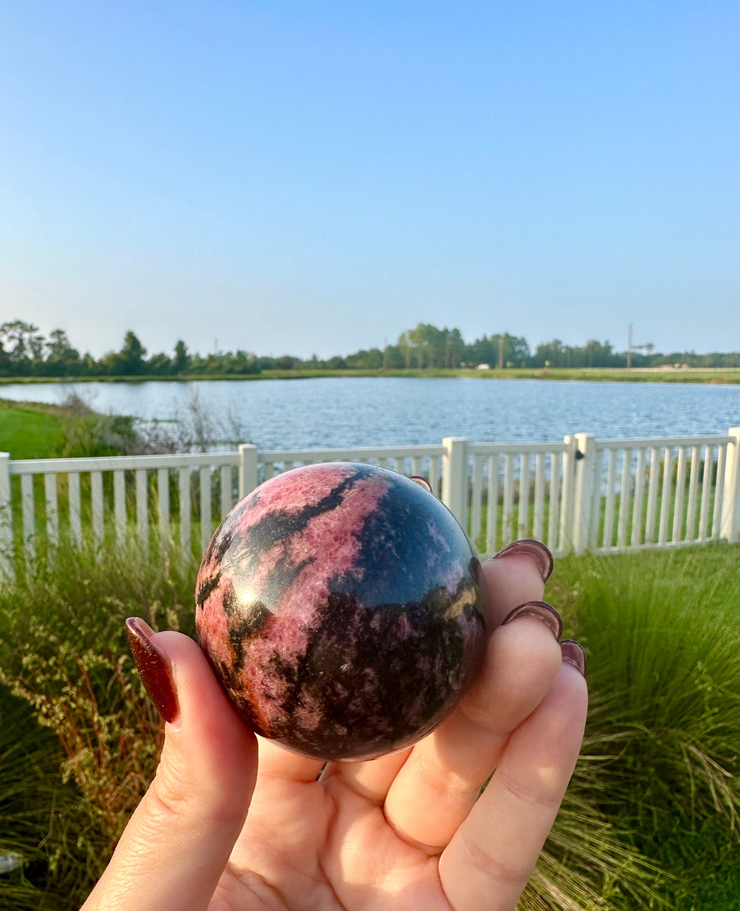 Rhodonite - Sphere 55.7mm