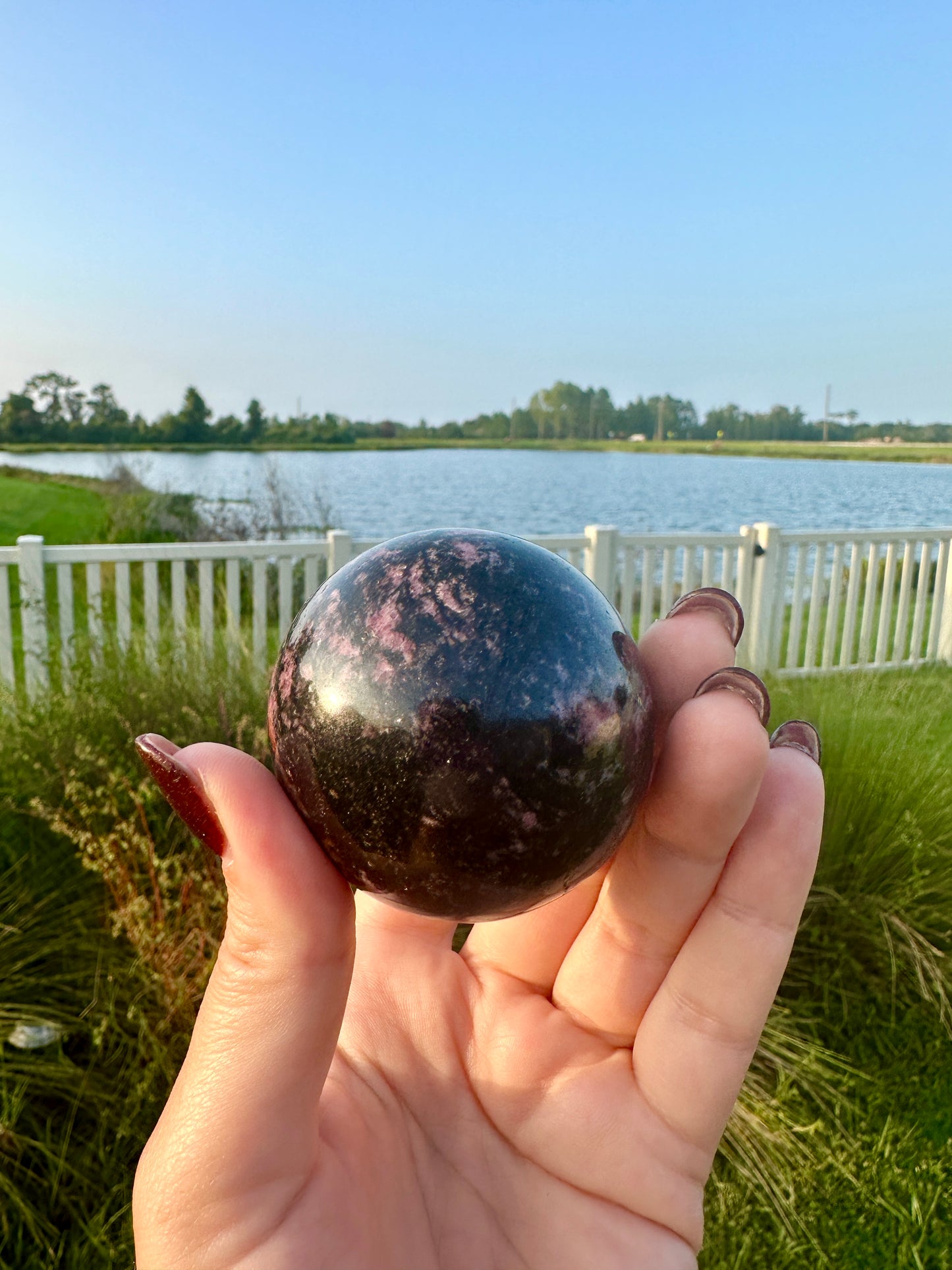 Rhodonite - Sphere 55.7mm