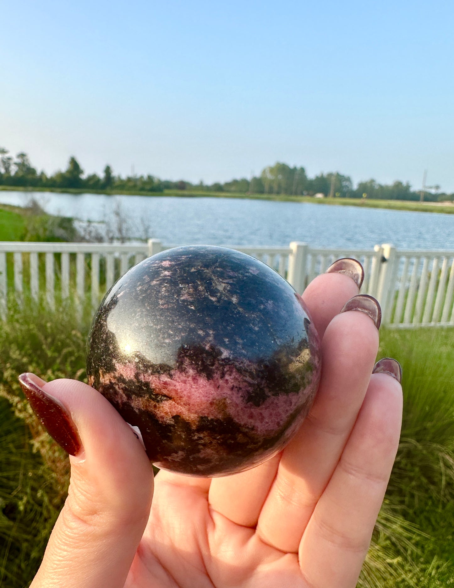Rhodonite - Sphere 55.7mm