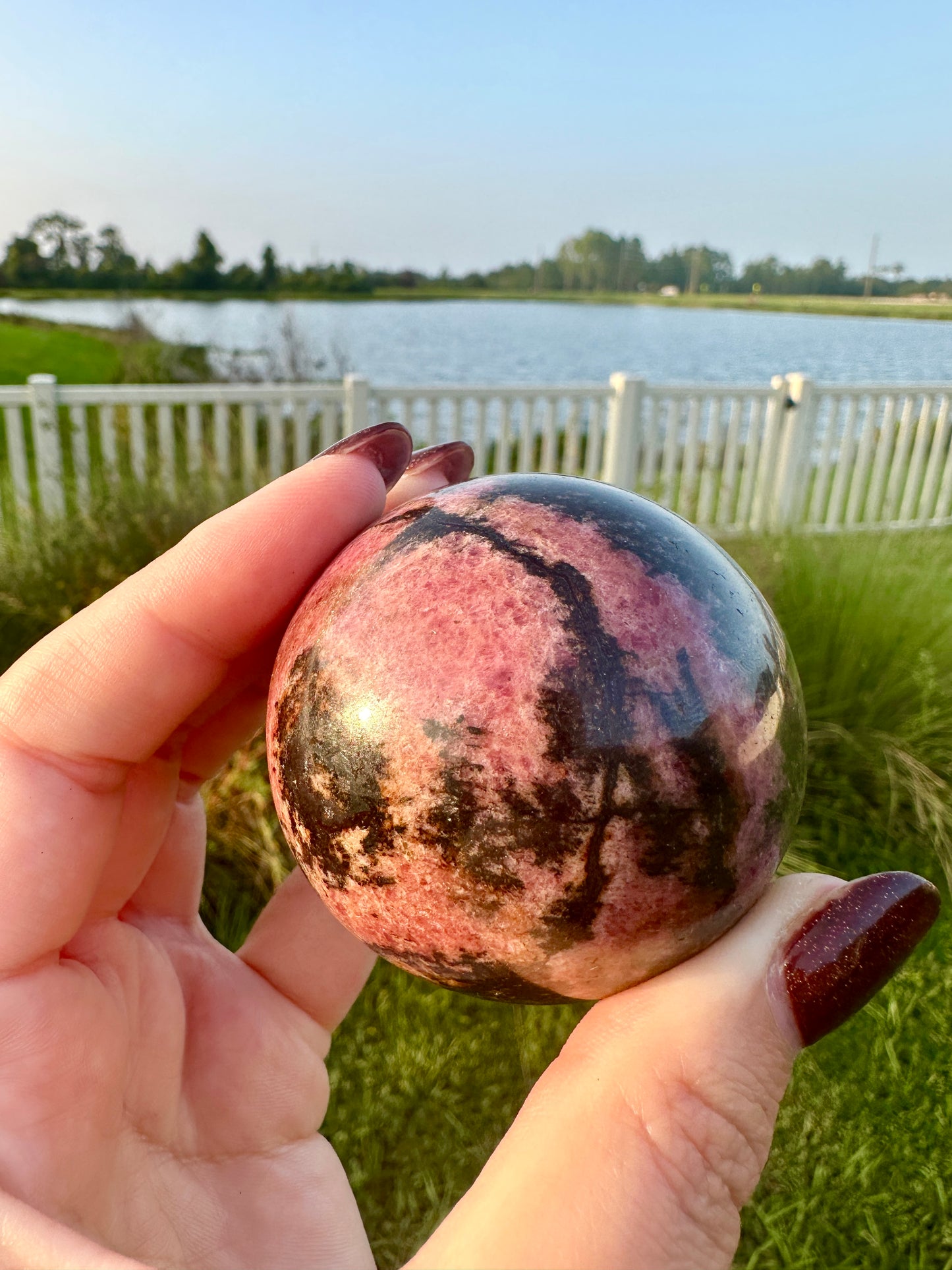 Rhodonite - Sphere 55.7mm