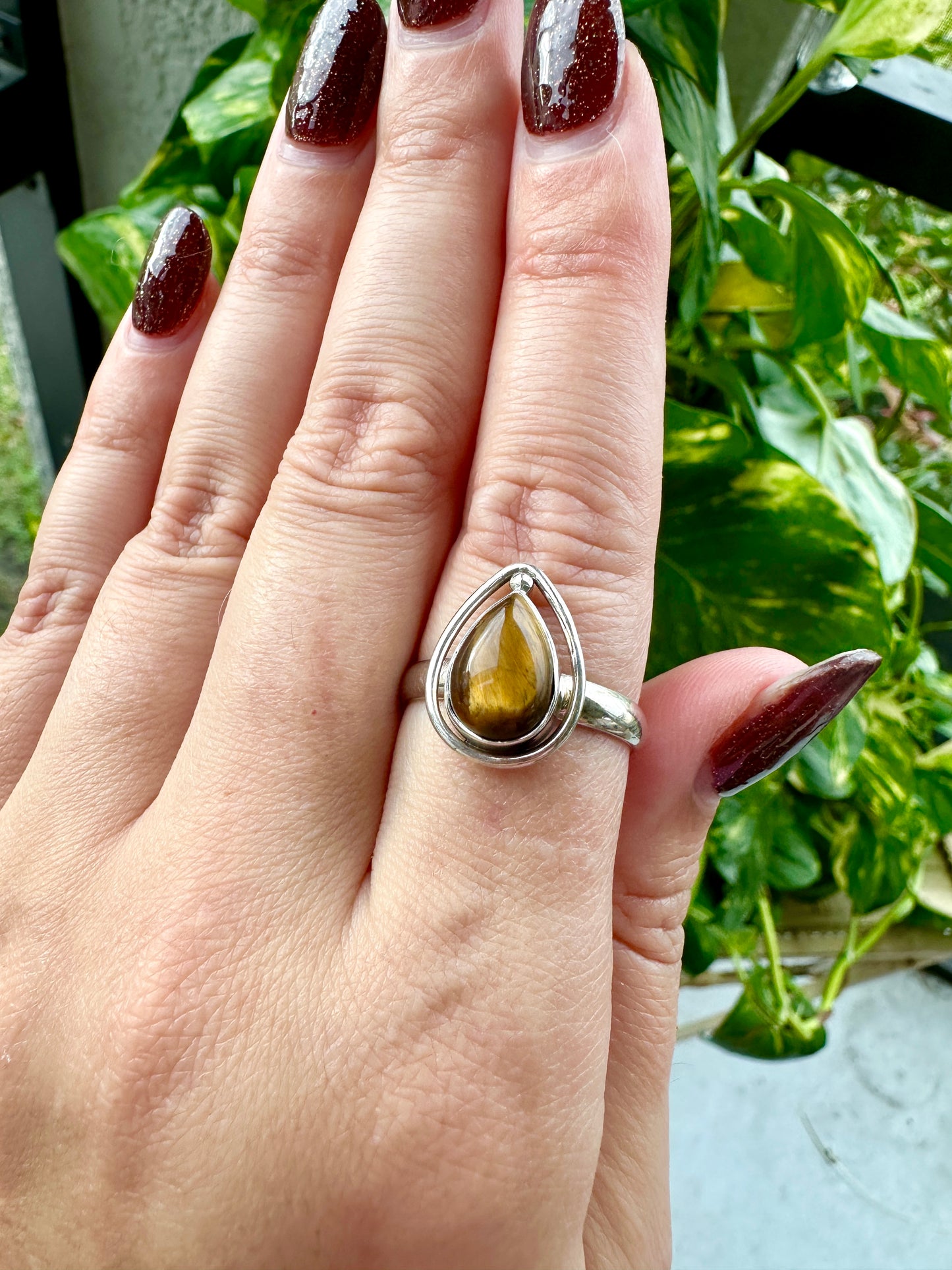 ✨ Tigers Eye - Ring - Size 10