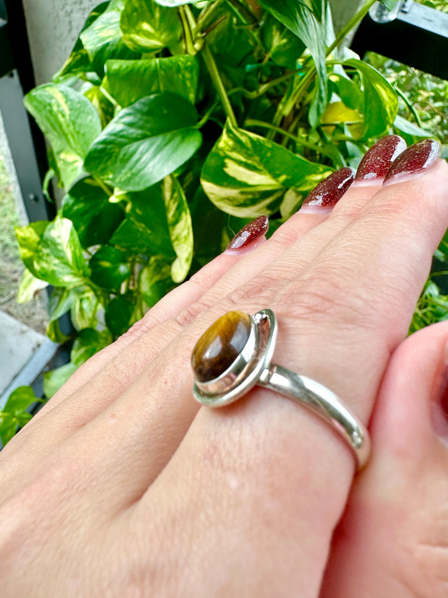 ✨ Tigers Eye - Ring - Size 10