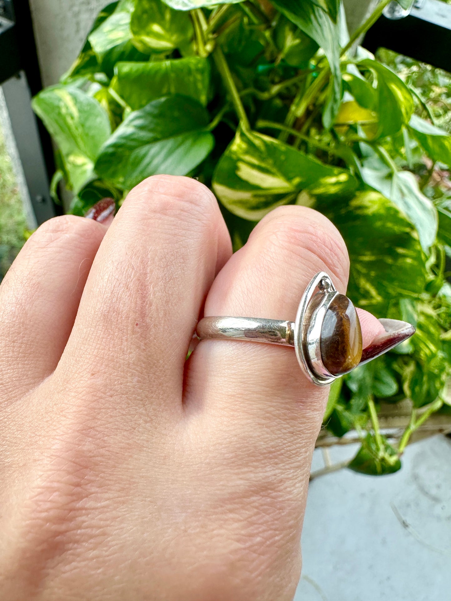 ✨ Tigers Eye - Ring - Size 10