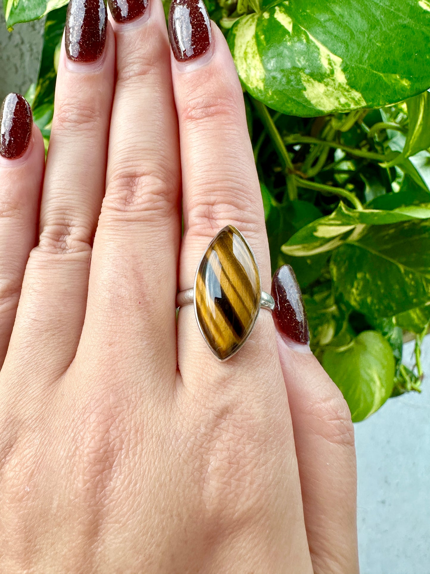 ✨ Tigers Eye - Ring Size 9