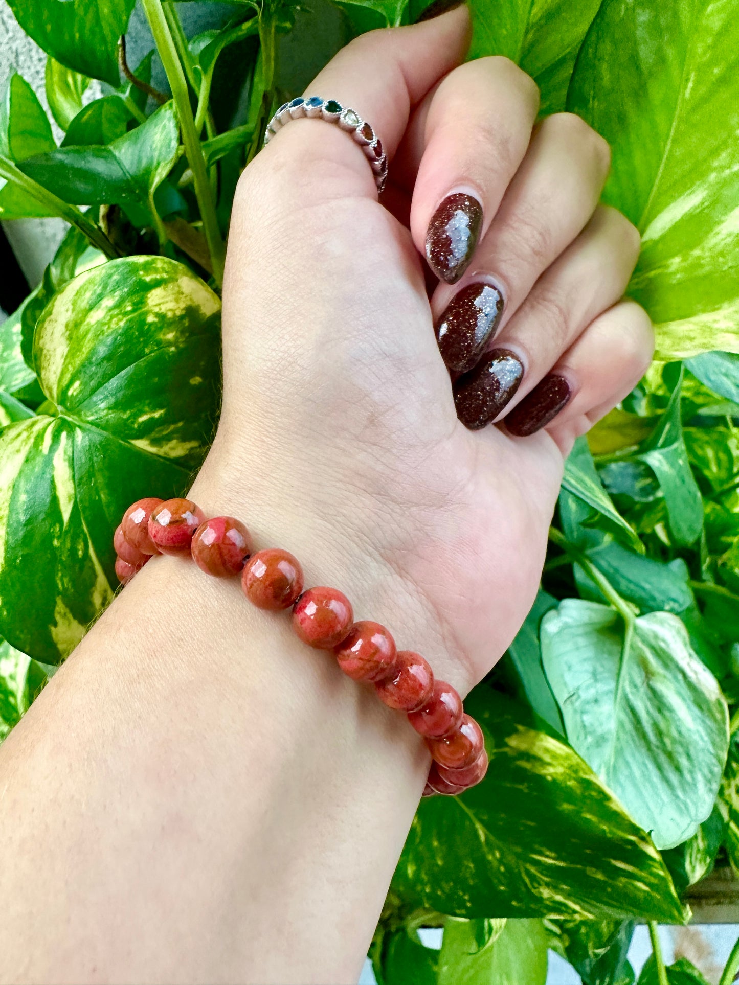 Red Jasper - Bracelet - 8mm
