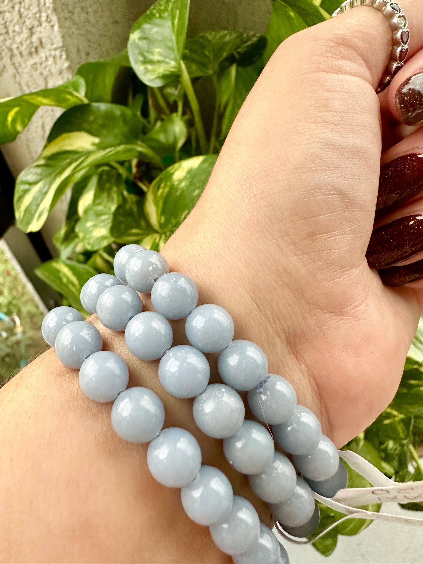 Angelite - Bracelet - 8mm