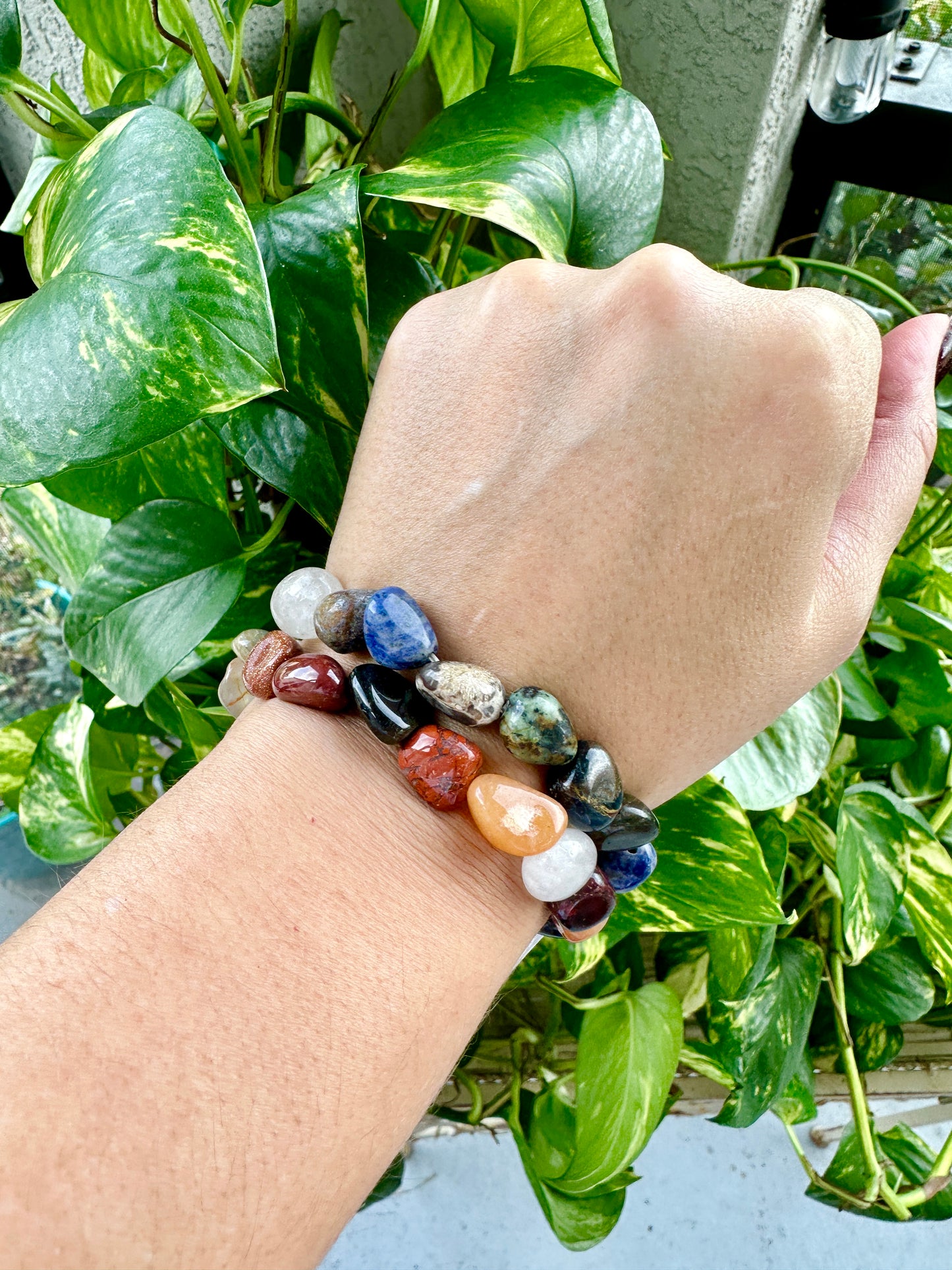 Mixed Crystal Stone - Bracelet