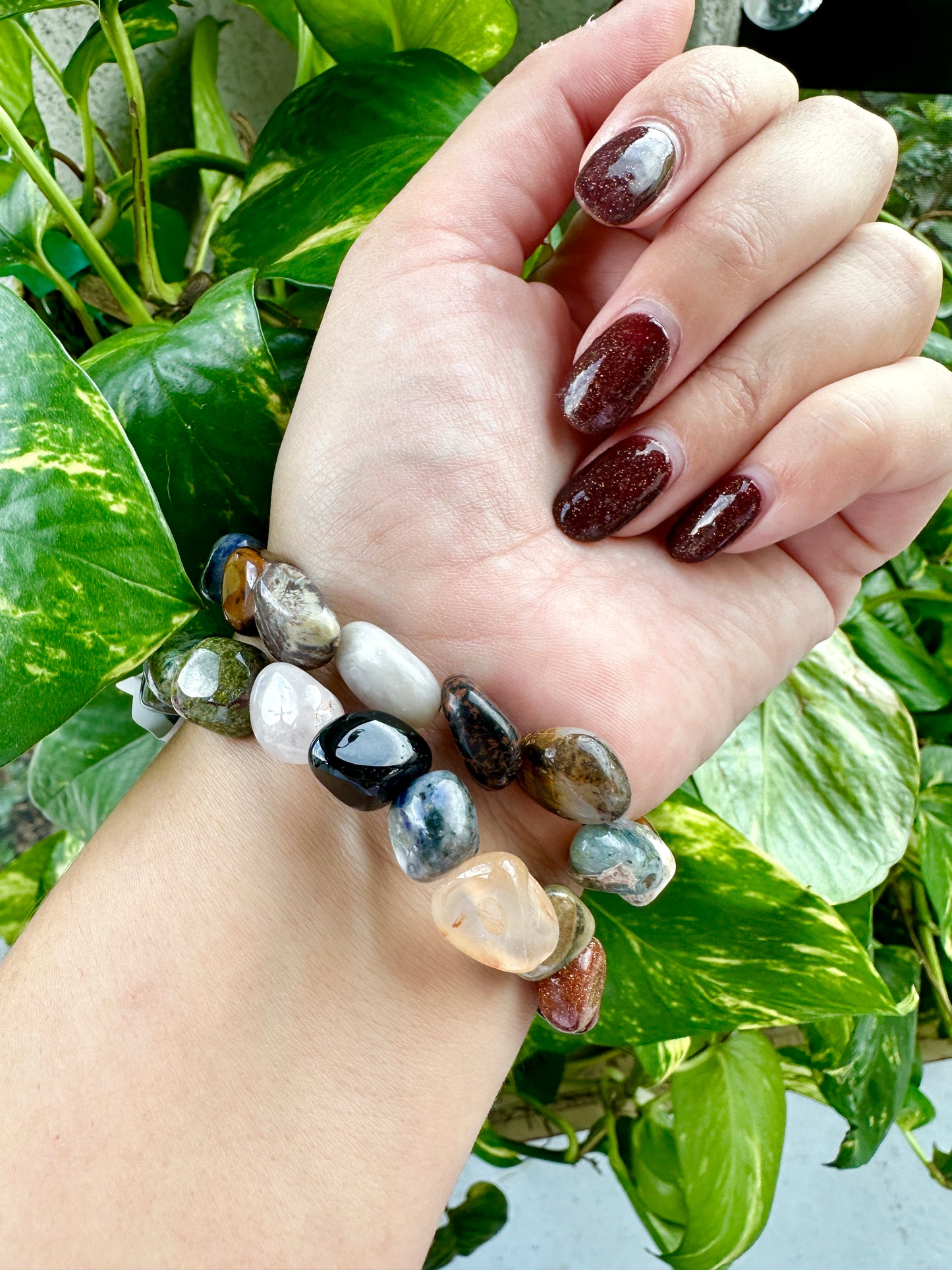 Mixed Crystal Stone - Bracelet