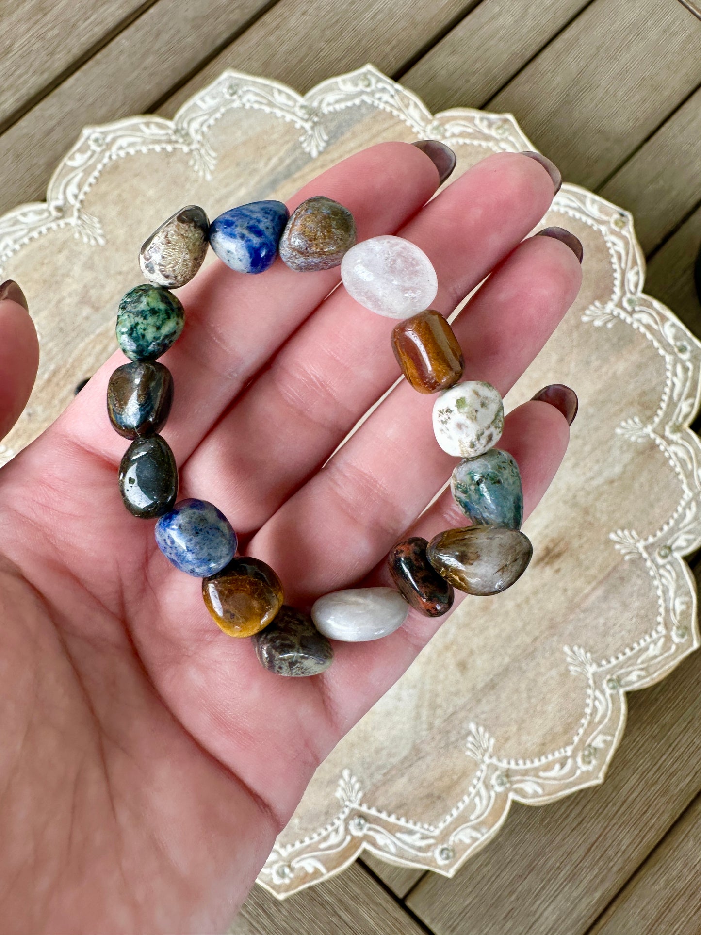 Mixed Crystal Stone - Bracelet