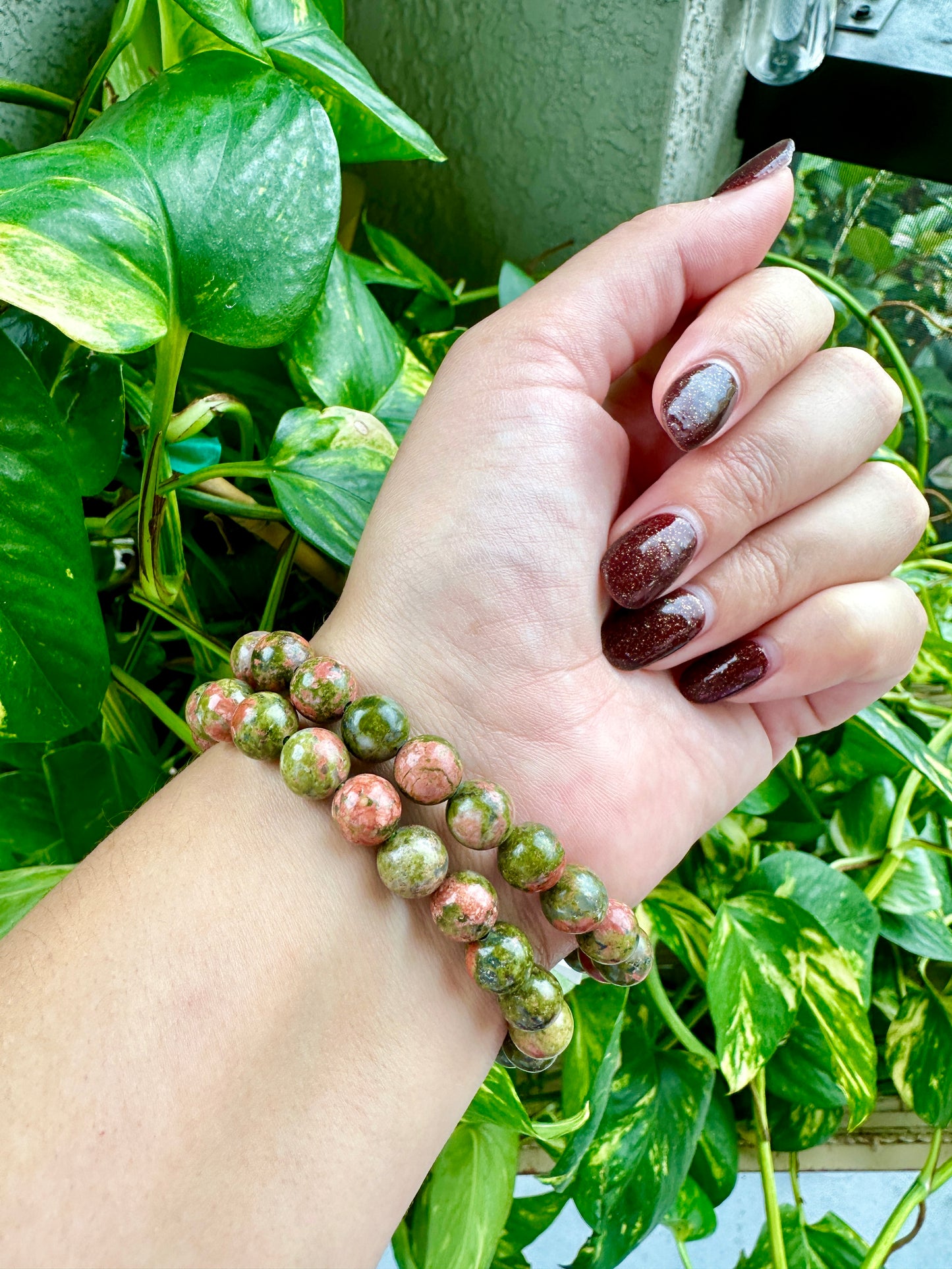 Unakite - Bracelet - 8mm