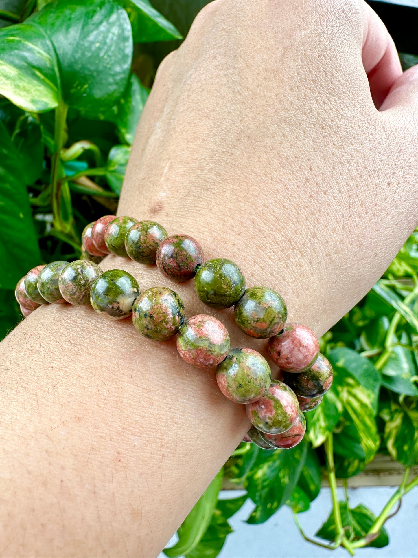 Unakite - Bracelet - 8mm