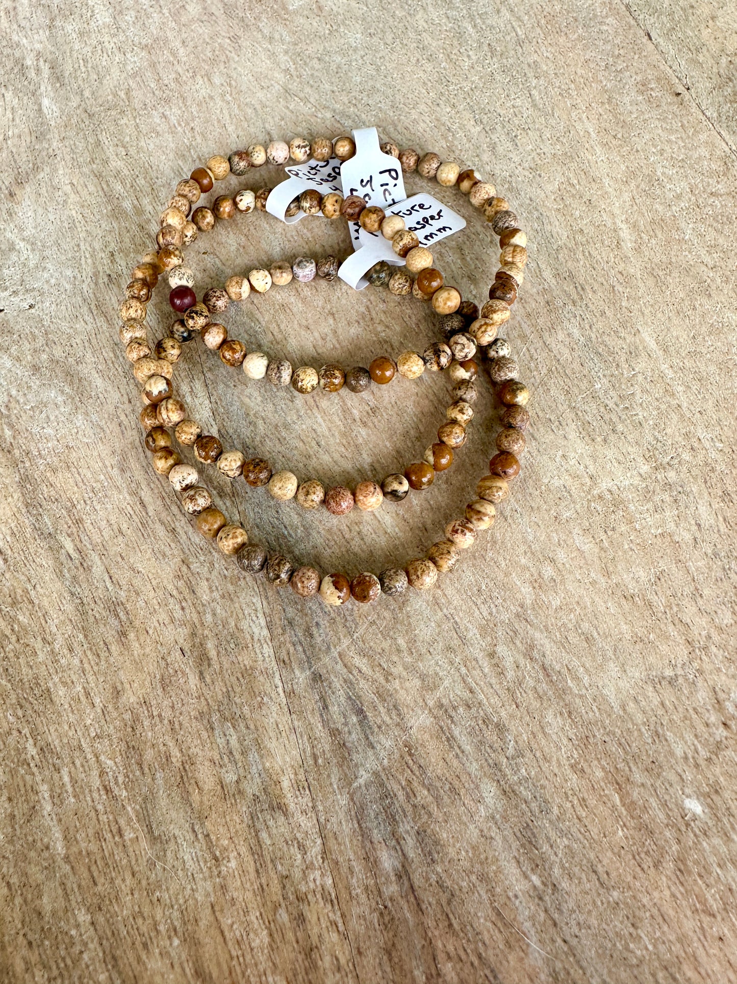 Picture Jasper - Bracelet - 4mm
