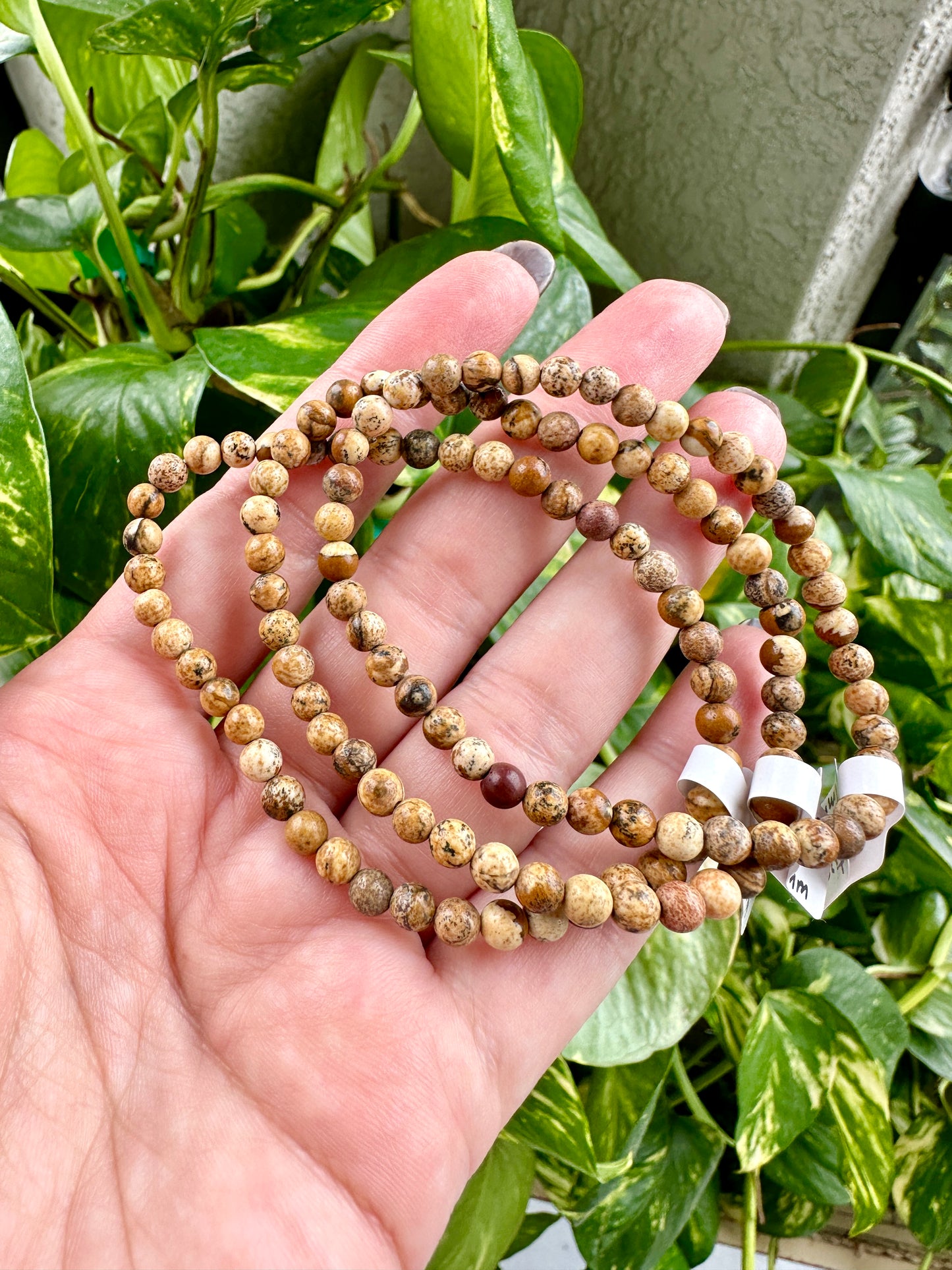 Picture Jasper - Bracelet - 4mm