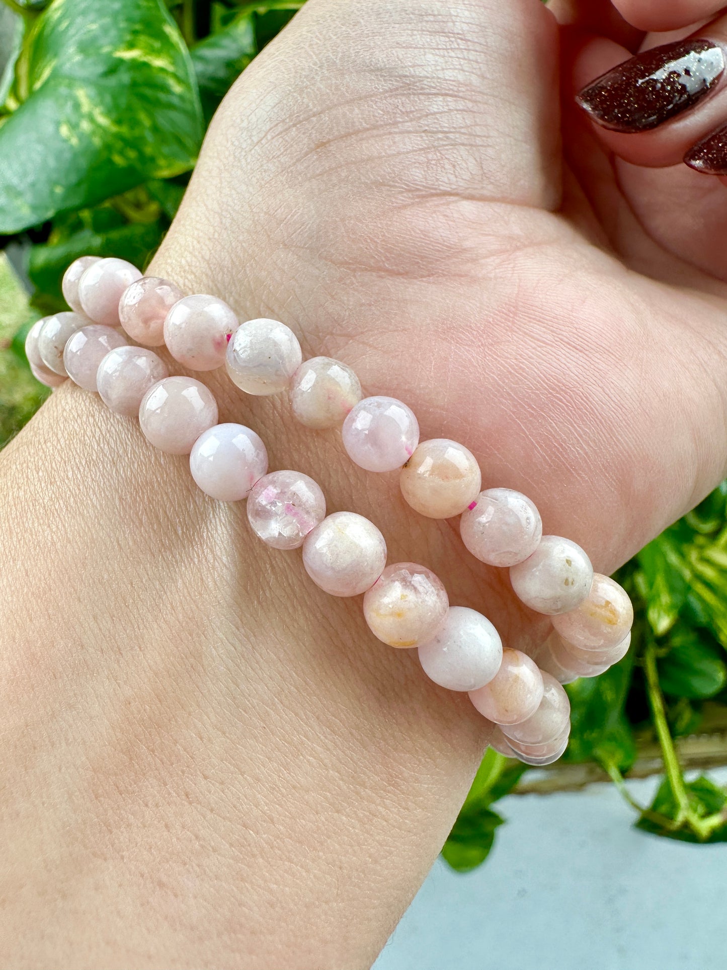 Flower Agate - Bracelet - 6mm