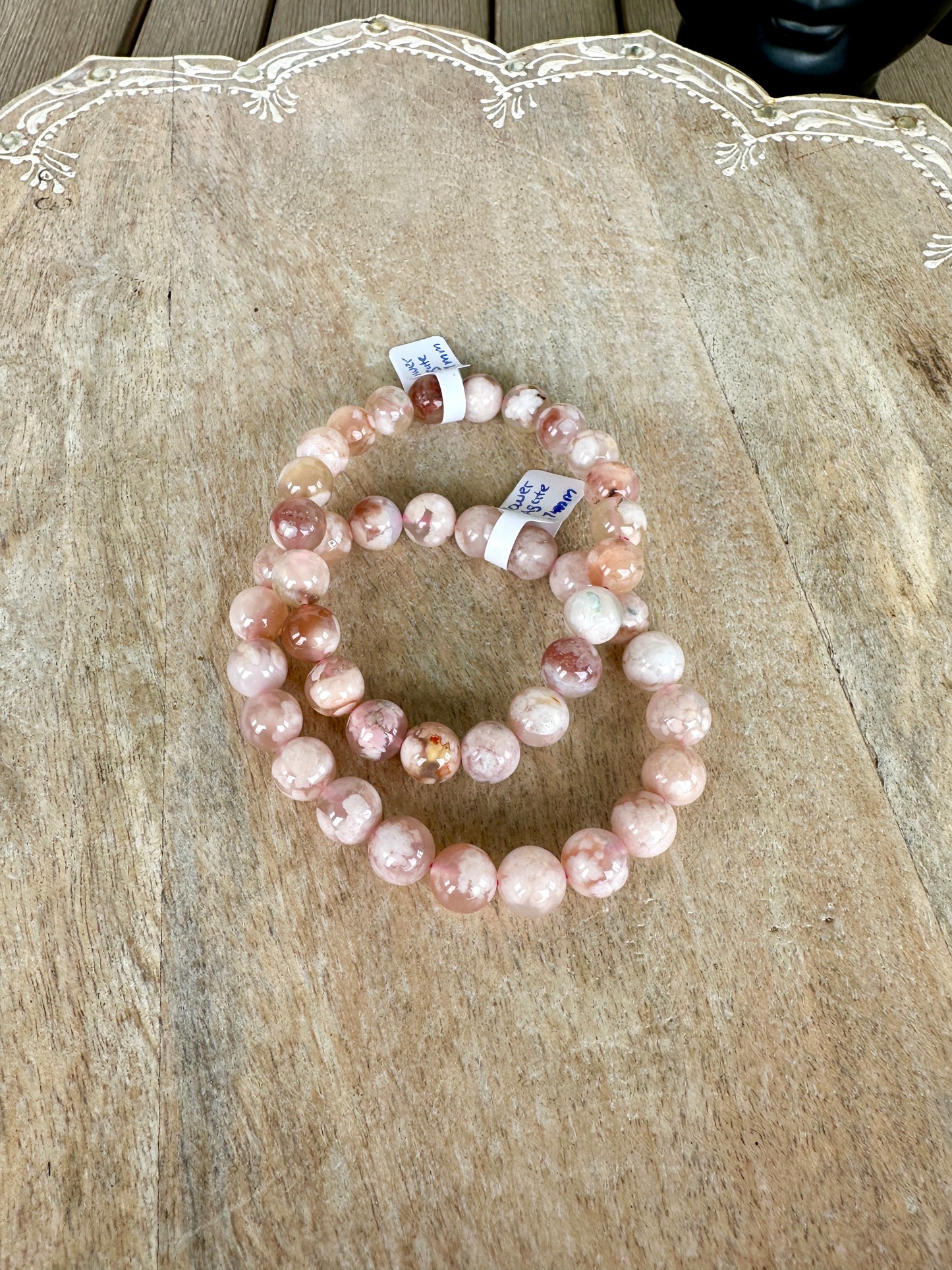 Flower Agate - Bracelet - 9.7mm