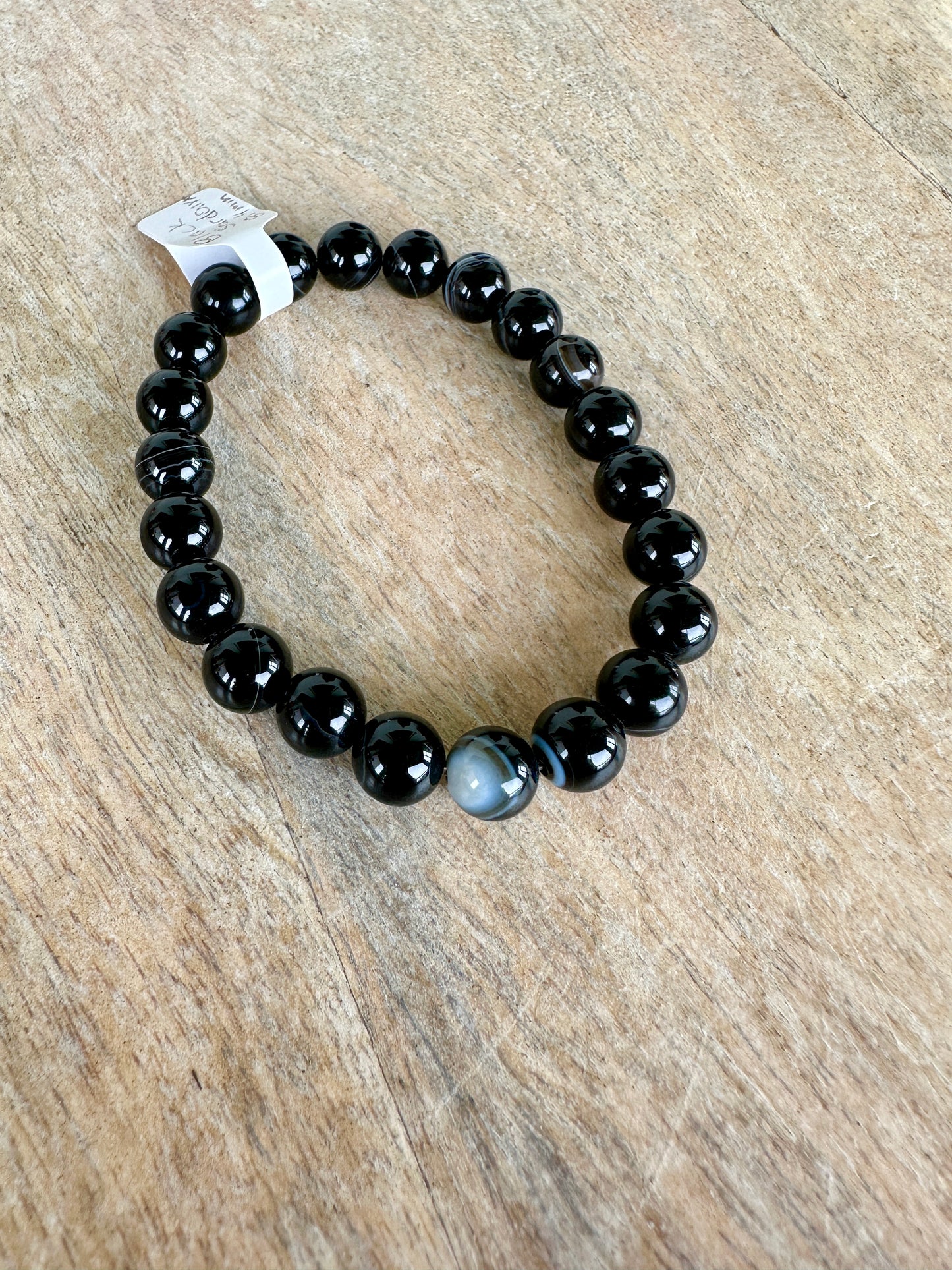 Black Sardonyx - Bracelet - 8mm