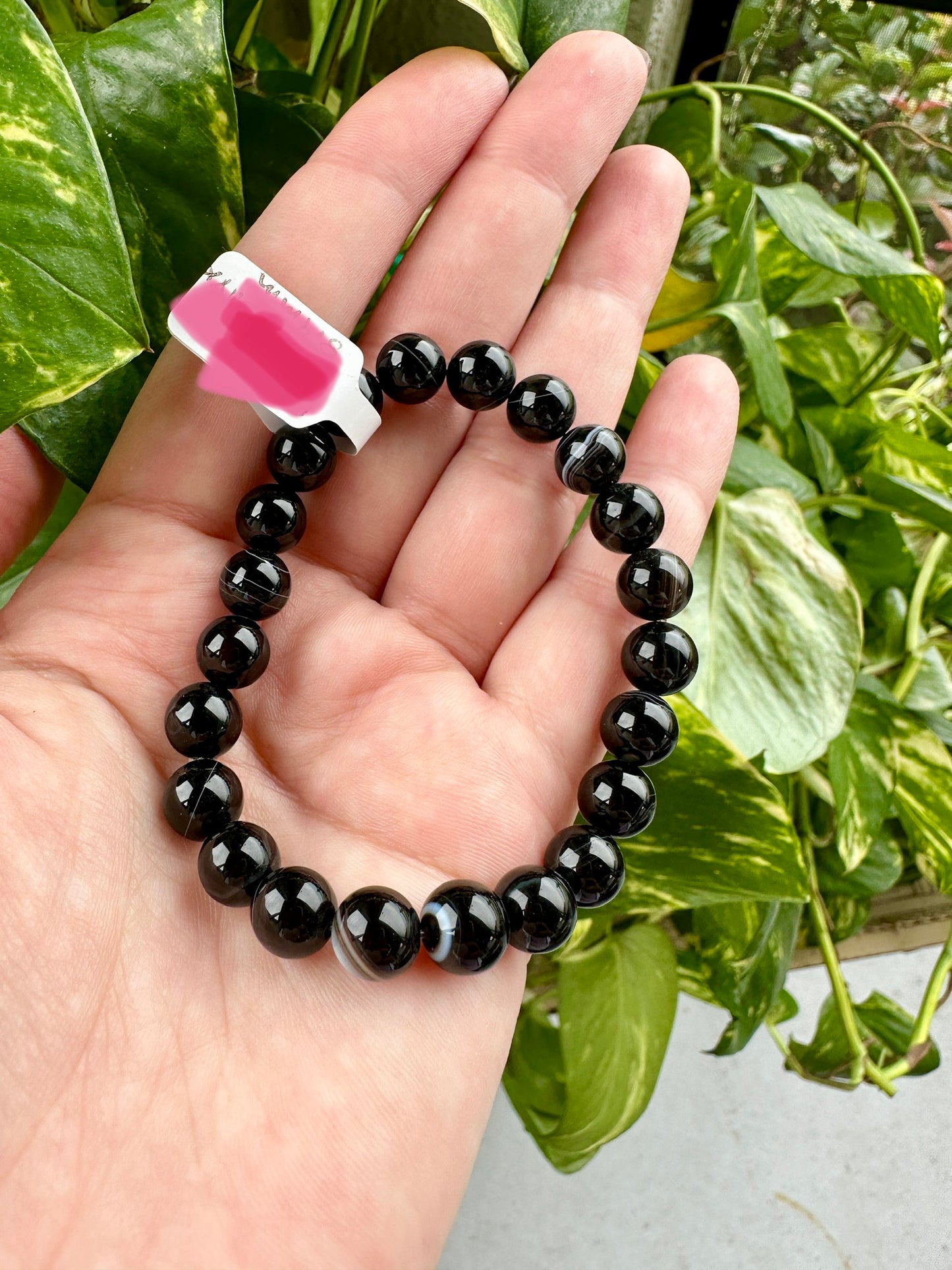 Black Sardonyx - Bracelet - 8mm