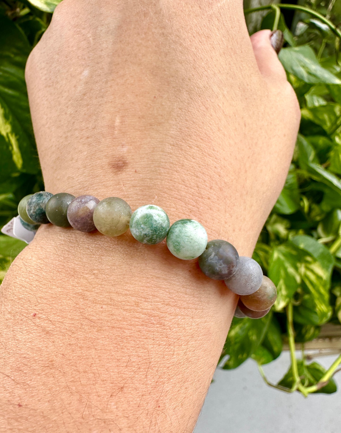 Matted Fancy Jasper - 8mm