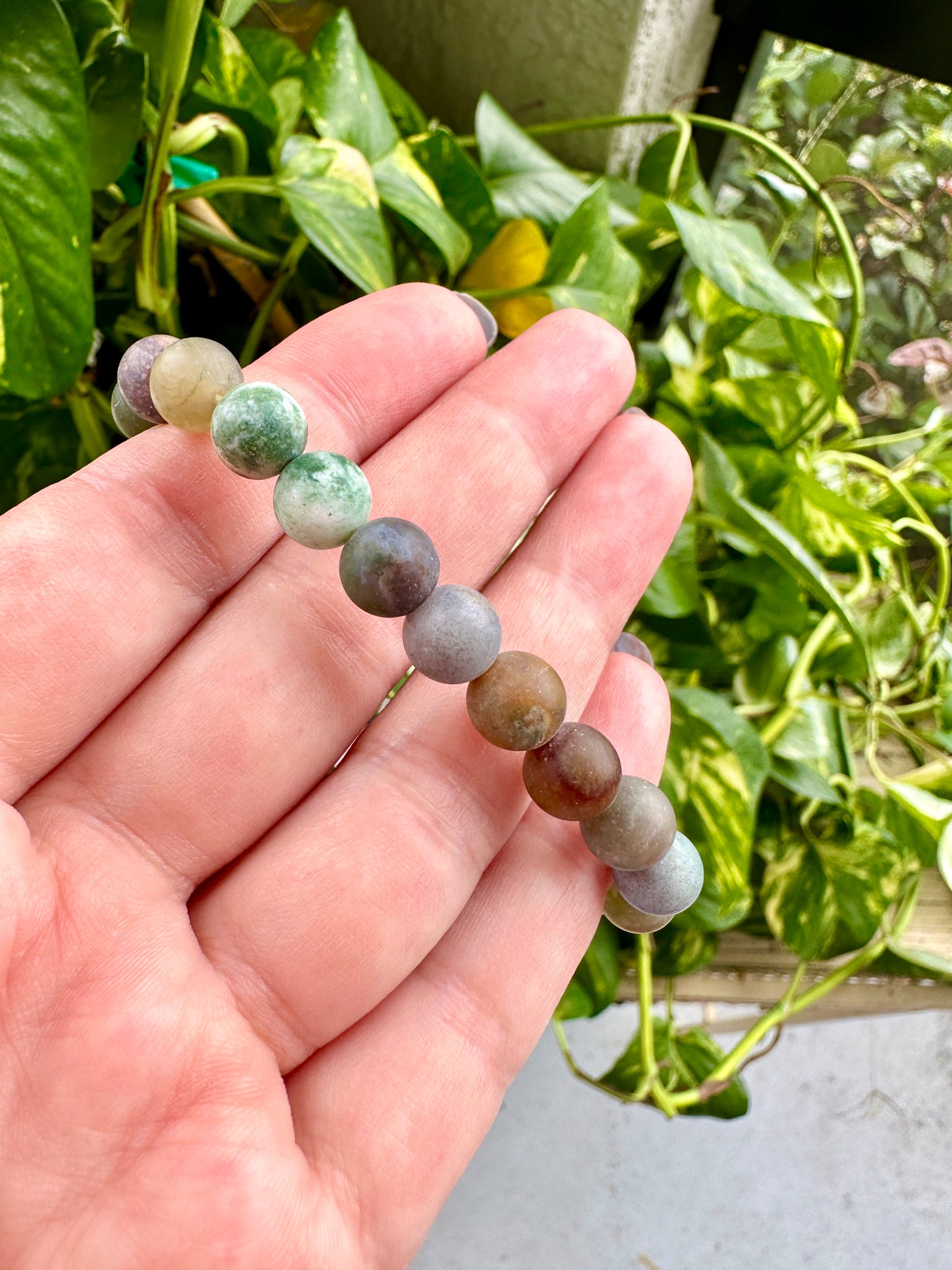 Matted Fancy Jasper - 8mm