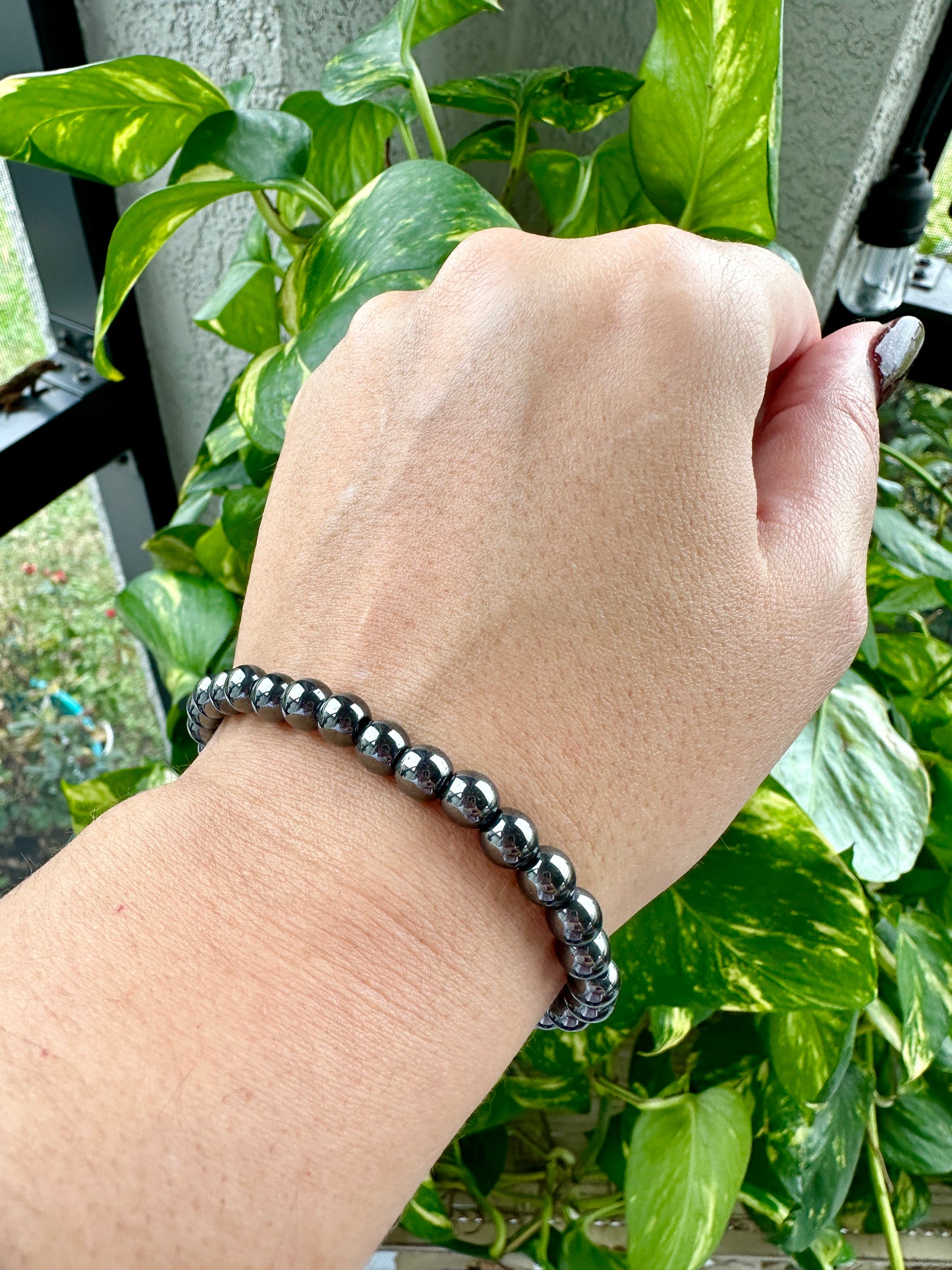 Hematite - Bracelet - 6mm