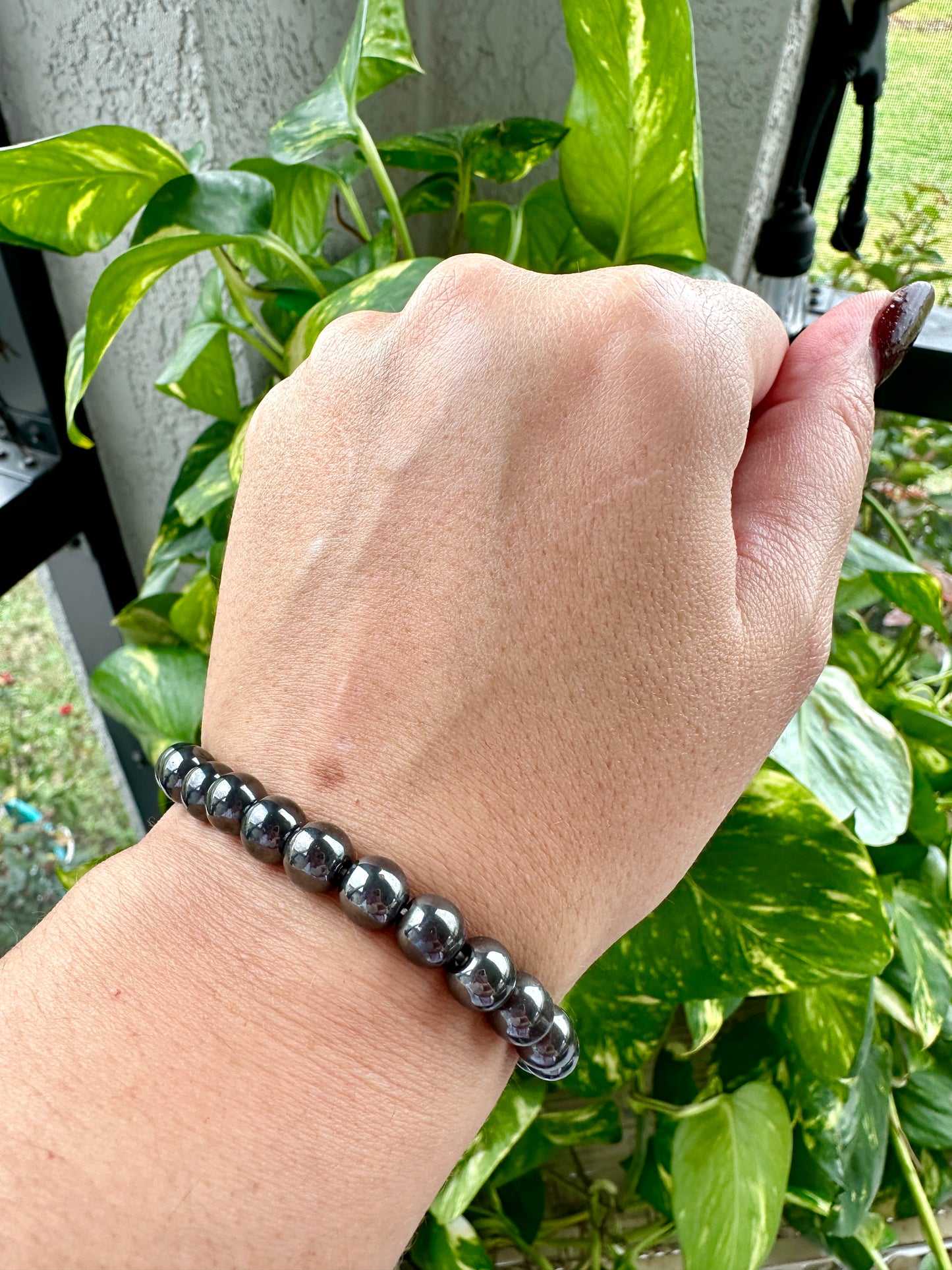 Hematite - Bracelet - 7.5mm