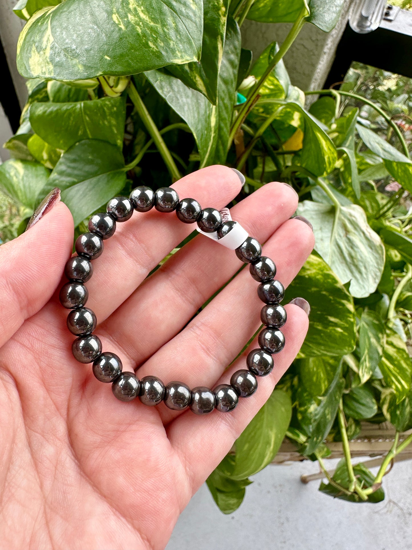 Hematite - Bracelet - 7.5mm