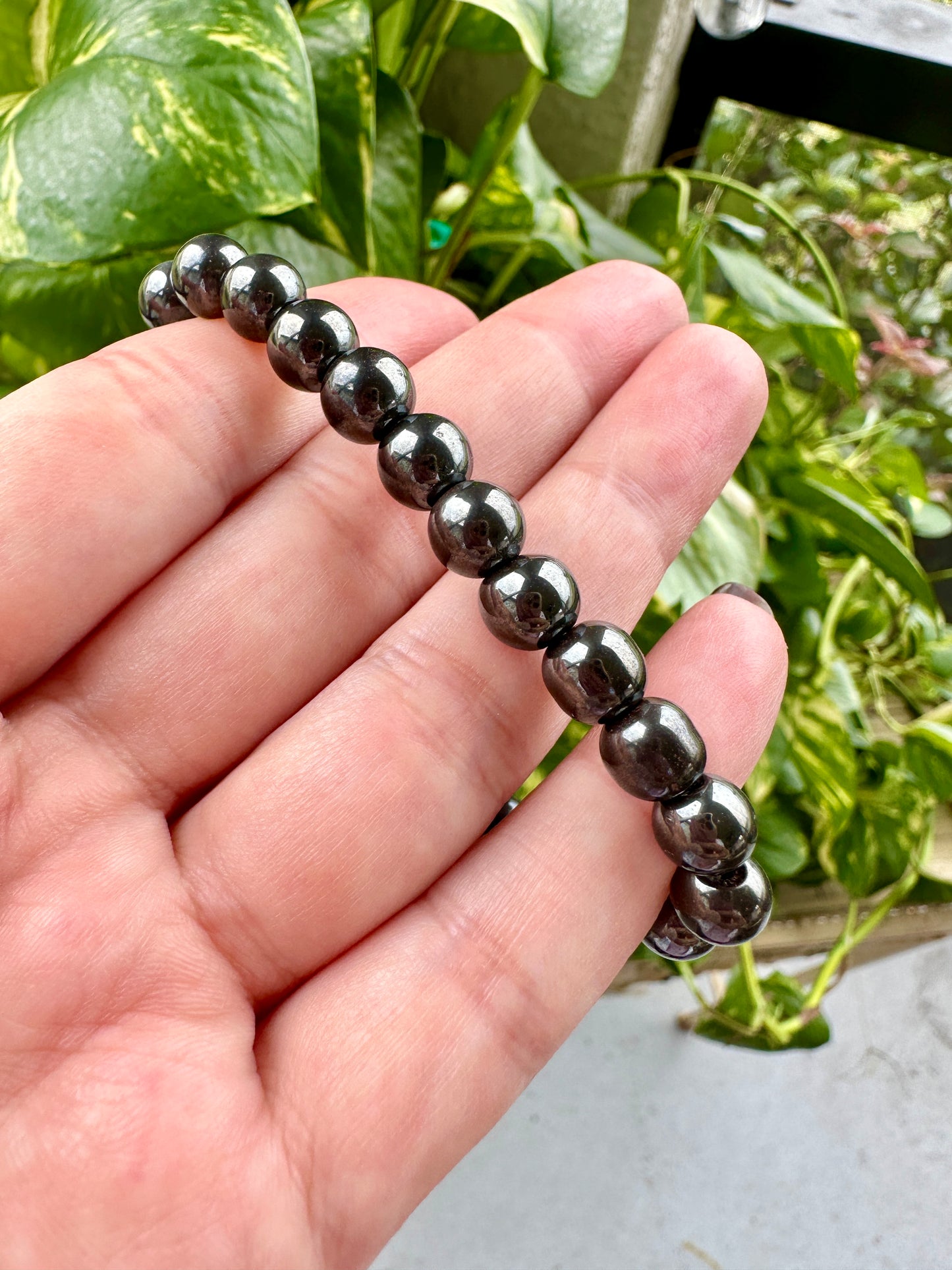 Hematite - Bracelet - 7.5mm
