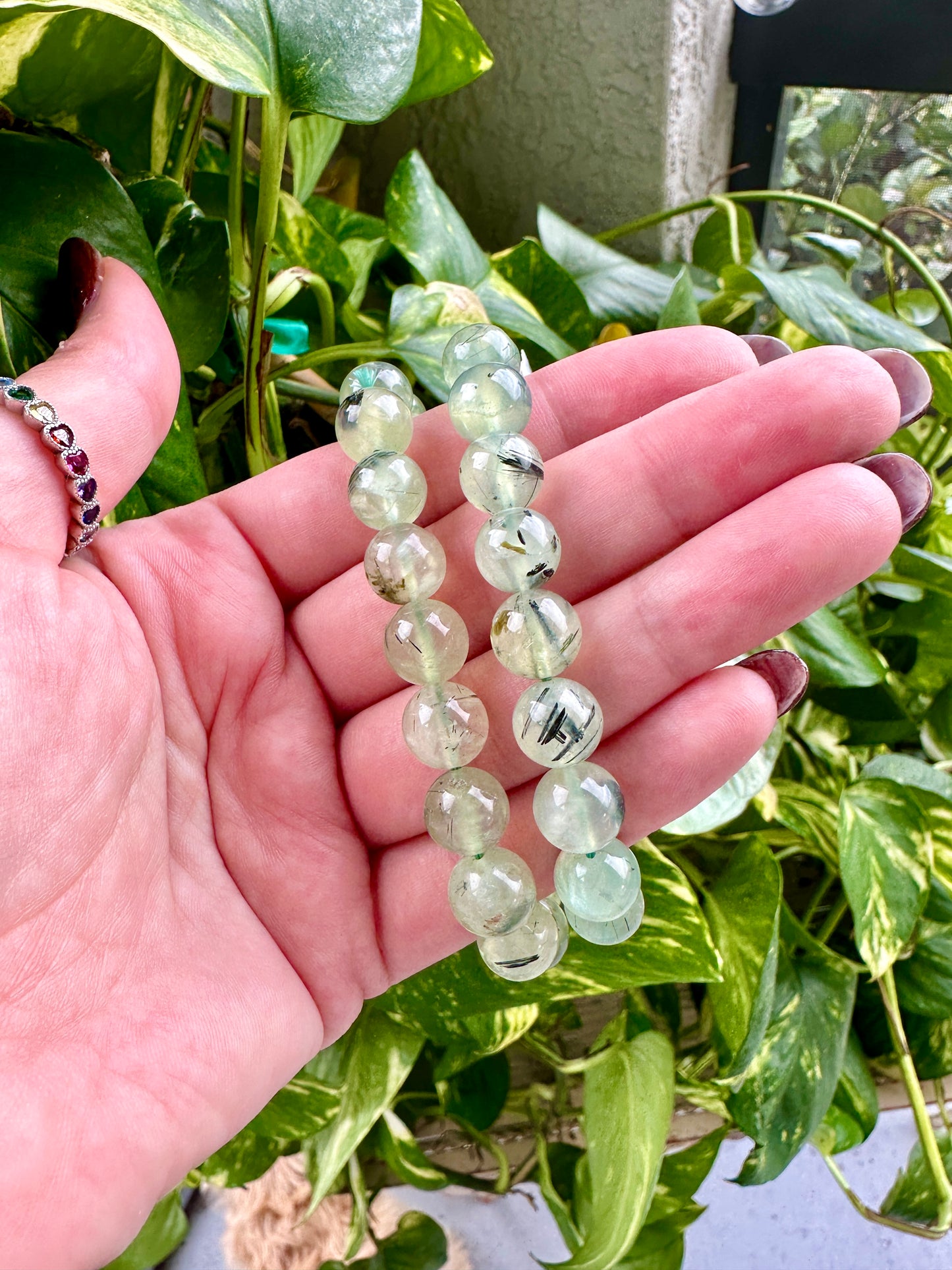 Prehnite - Bracelet - 10mm