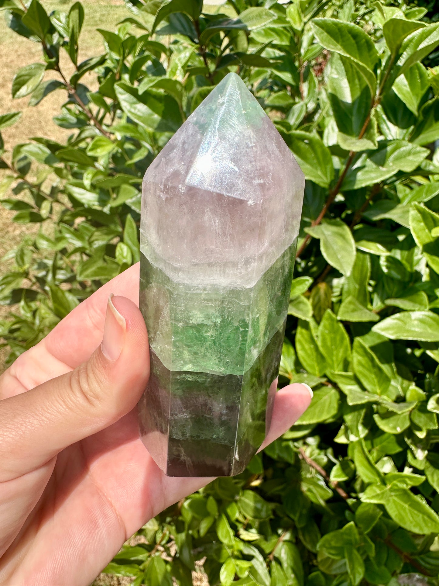 Fluorite Tower: Elevate Your Space with Healing Energies and Vibrant Color - A Must-Have for Meditation and Focus