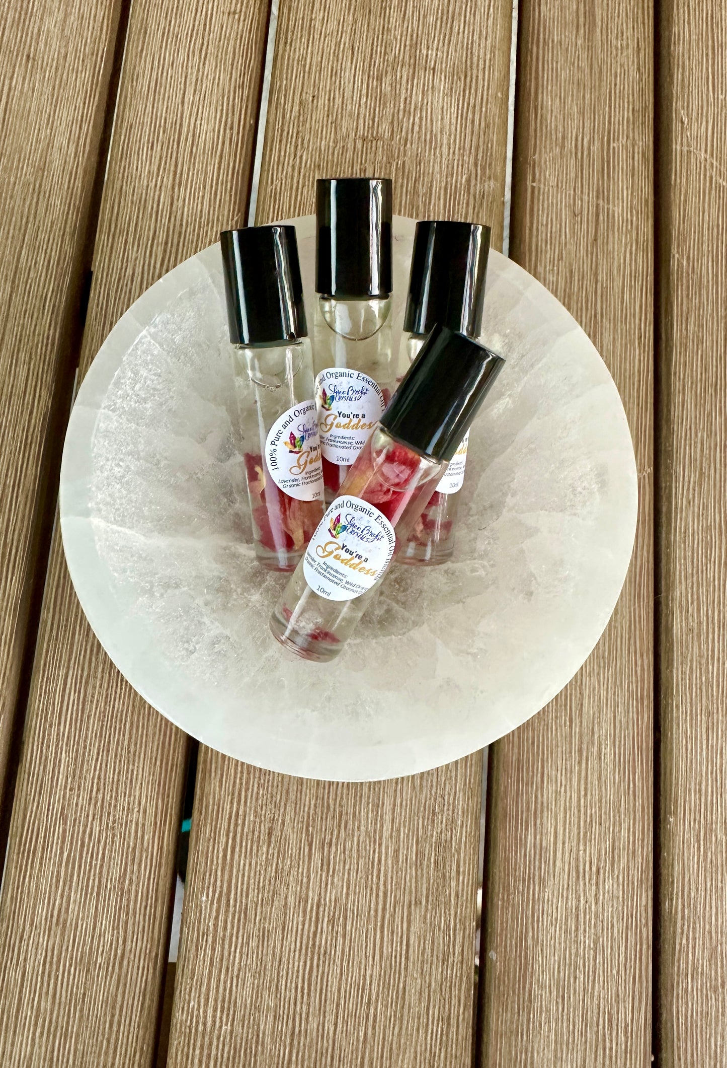You're a Goddess - Essential Oil Roller - Feel Good - Self Love - Positivity - Crystal Healing