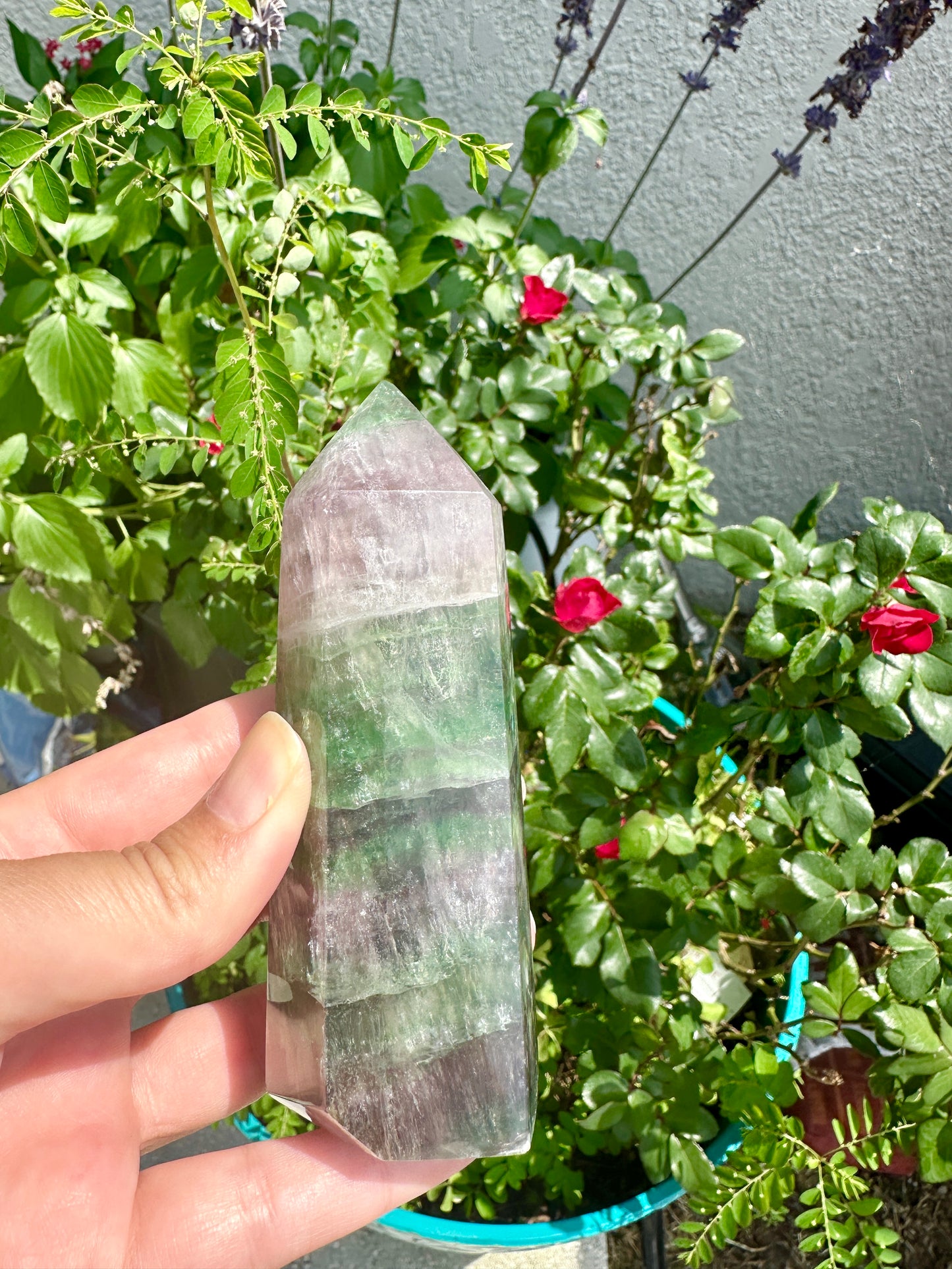 Fluorite Tower: Elevate Your Space with Healing Energies and Vibrant Color - A Must-Have for Meditation and Focus