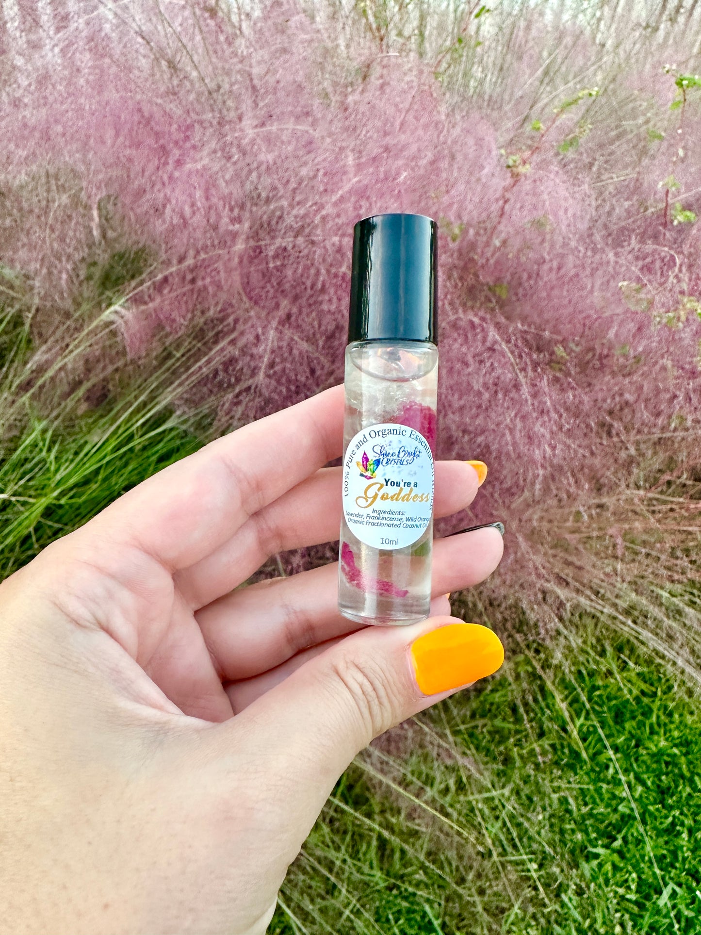 You're a Goddess - Essential Oil Roller - Feel Good - Self Love - Positivity - Crystal Healing