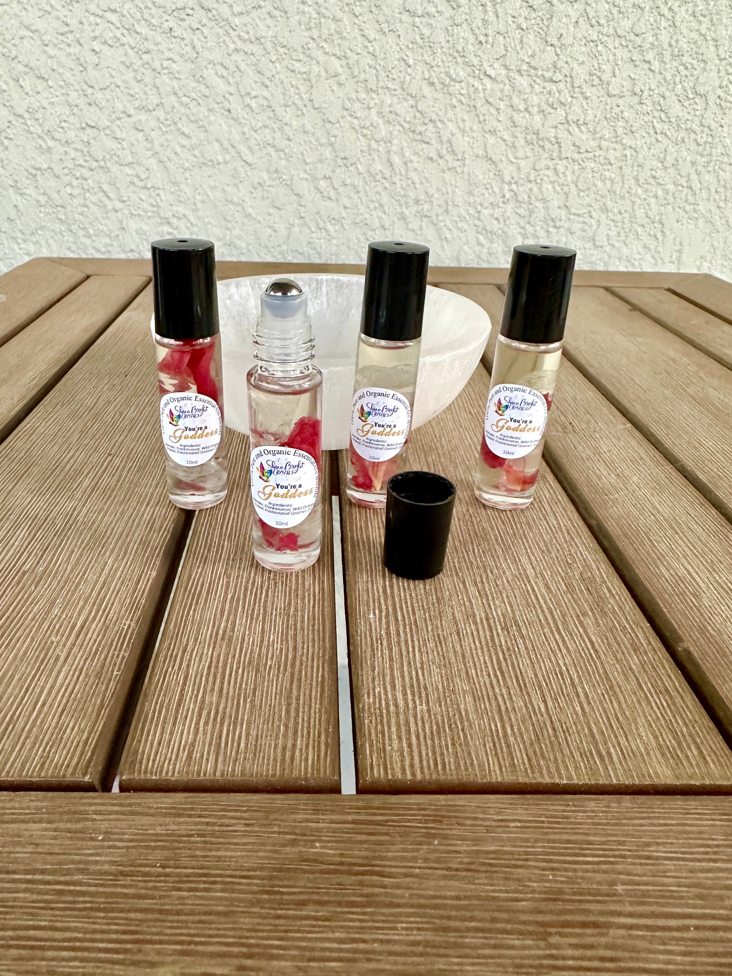 You're a Goddess - Essential Oil Roller - Feel Good - Self Love - Positivity - Crystal Healing