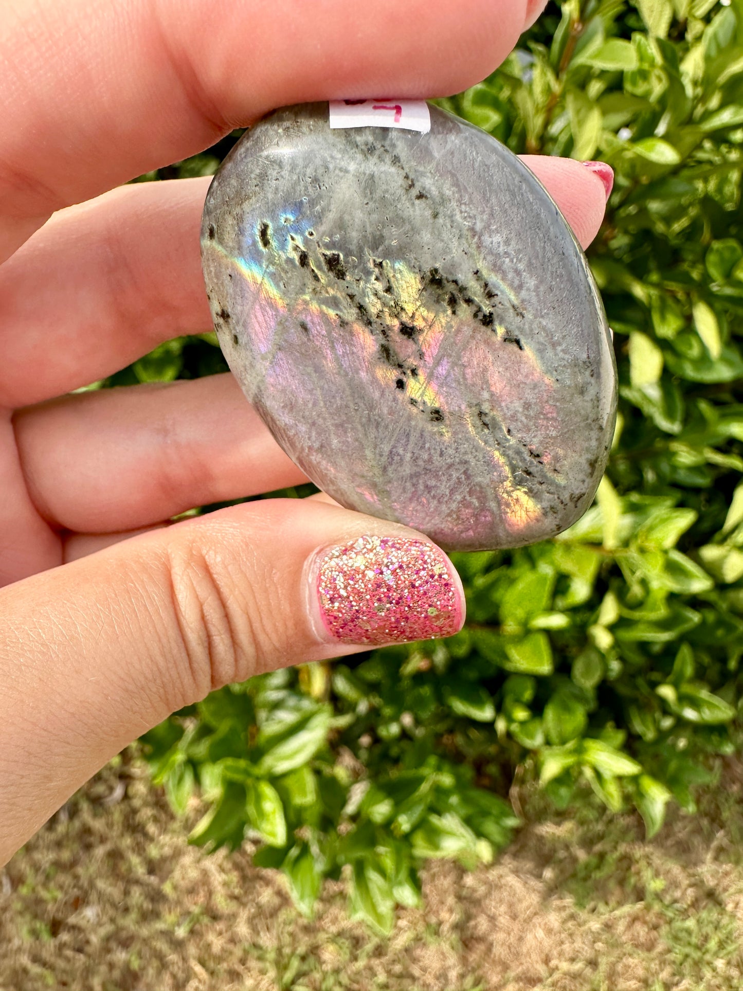 Labradorite Palm Stone for Intuition and Protection - Enhance Your Spiritual Journey with This Mystical Crystal, Ideal for Energy Work