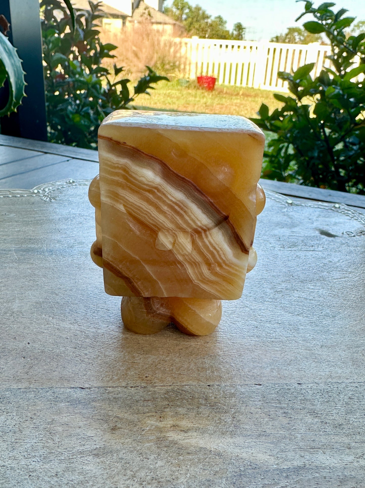 Yellow Calcite - Sponge Bob
