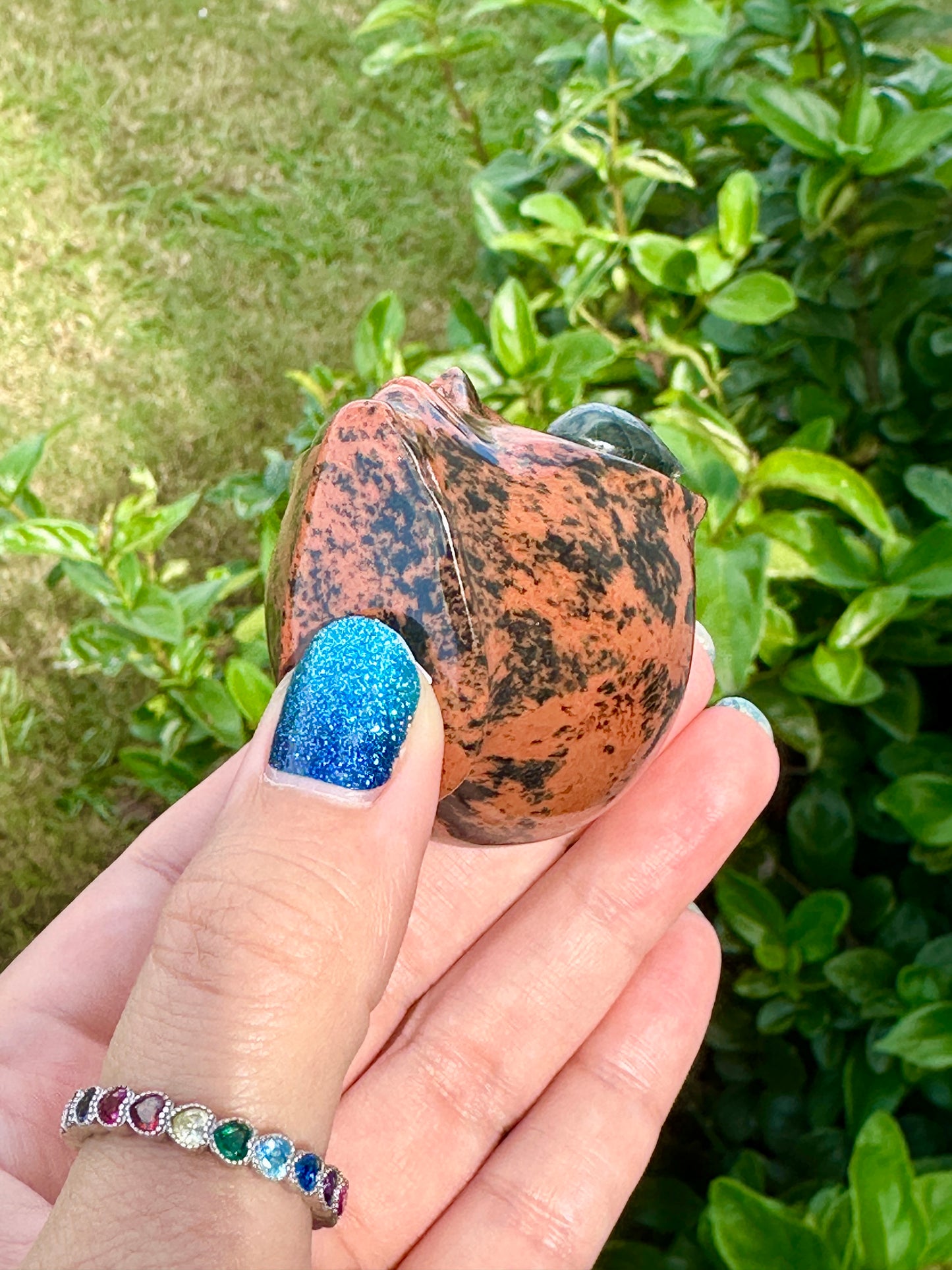 Mahogany Obsidian - Alien Head - extraterrestrial