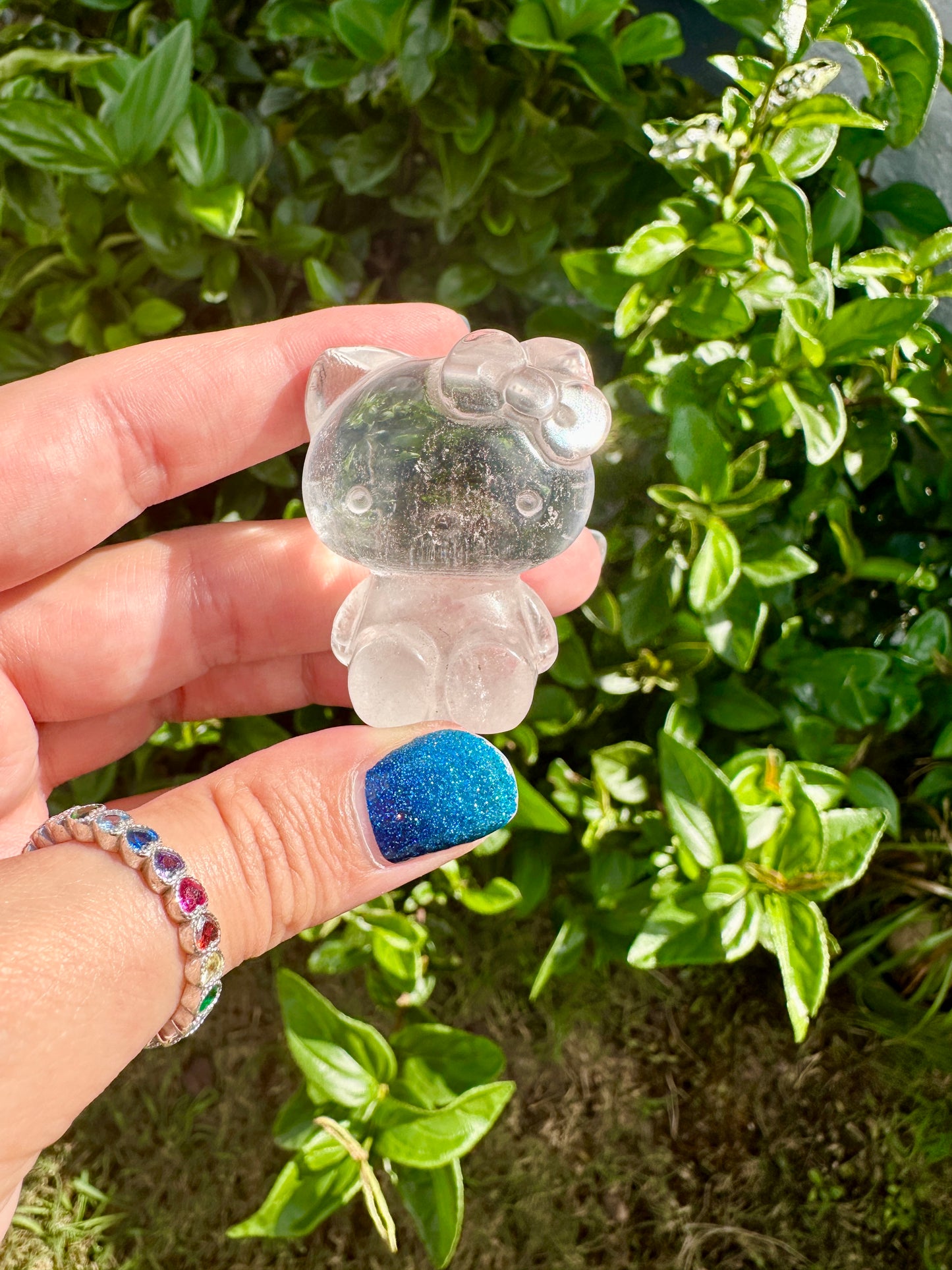 Clear Quartz - Hello Kittyy