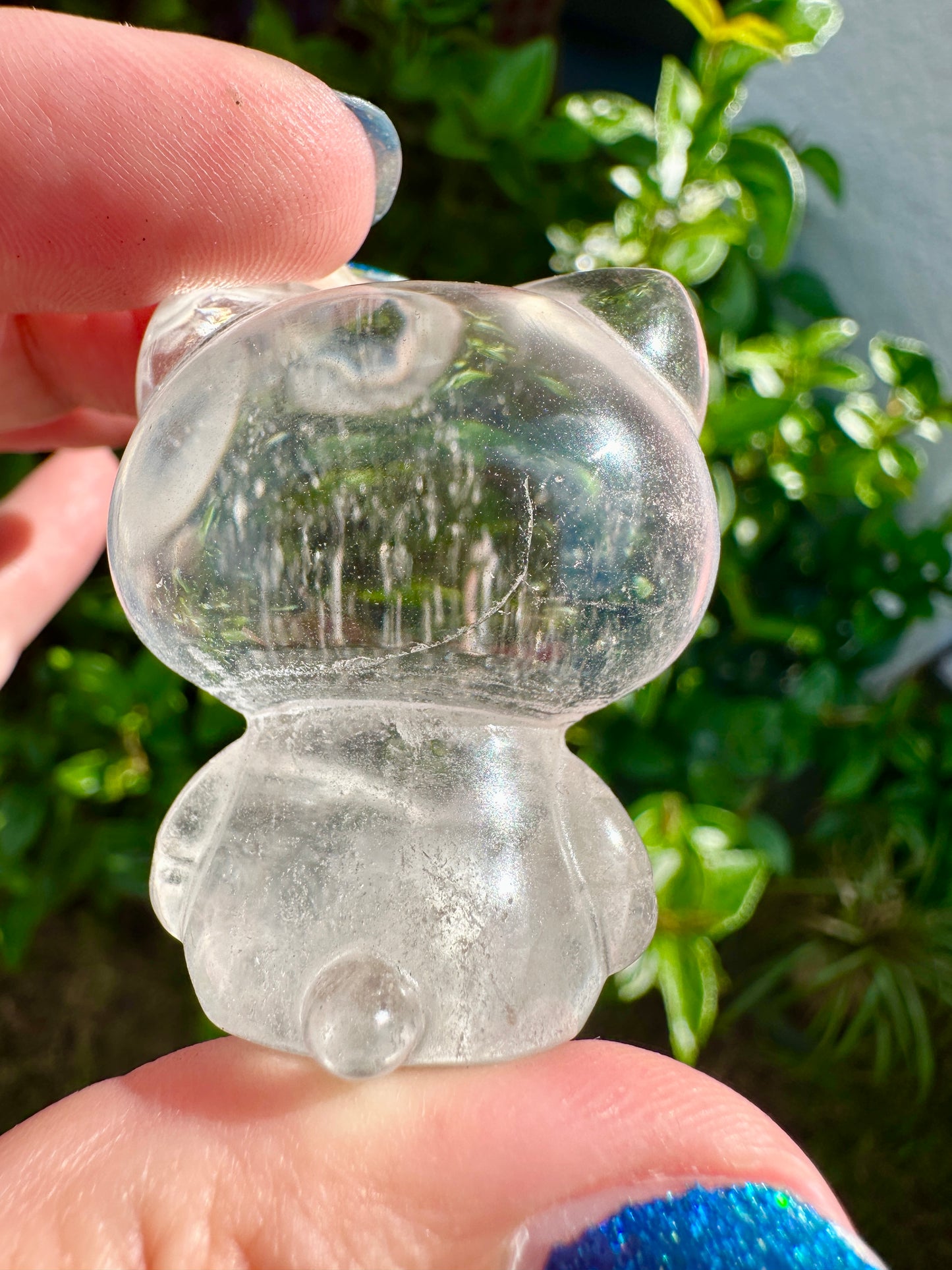 Clear Quartz - Hello Kittyy